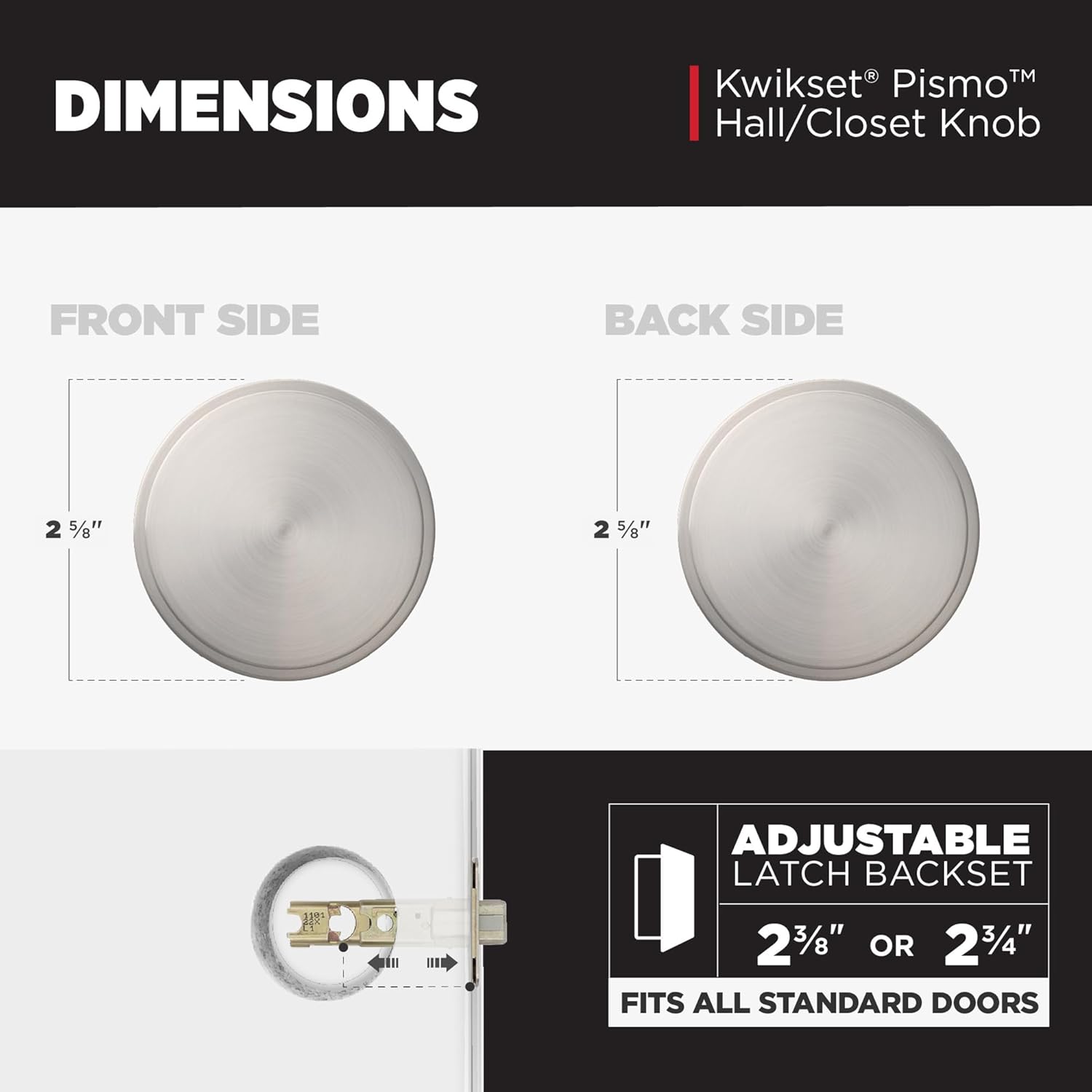 Kwikset Pismo Door Knob
