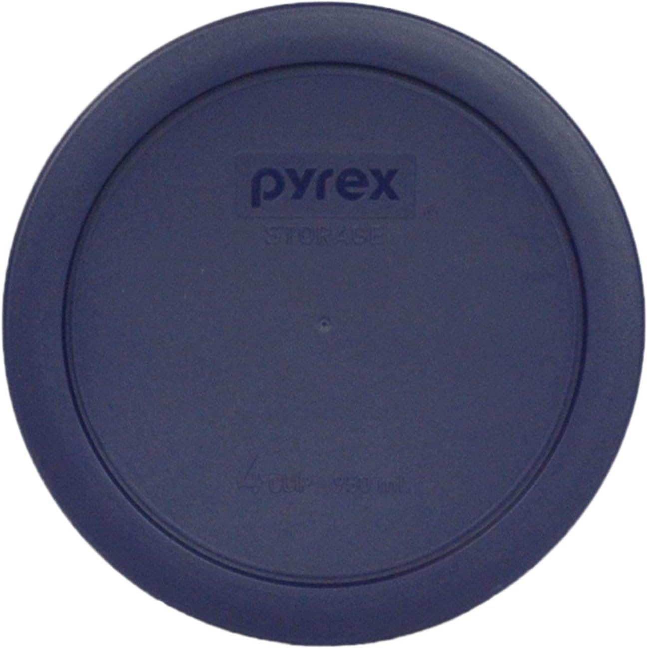 Pyrex Original 4-Cup Blue Lids dishwasher safe made in the USA