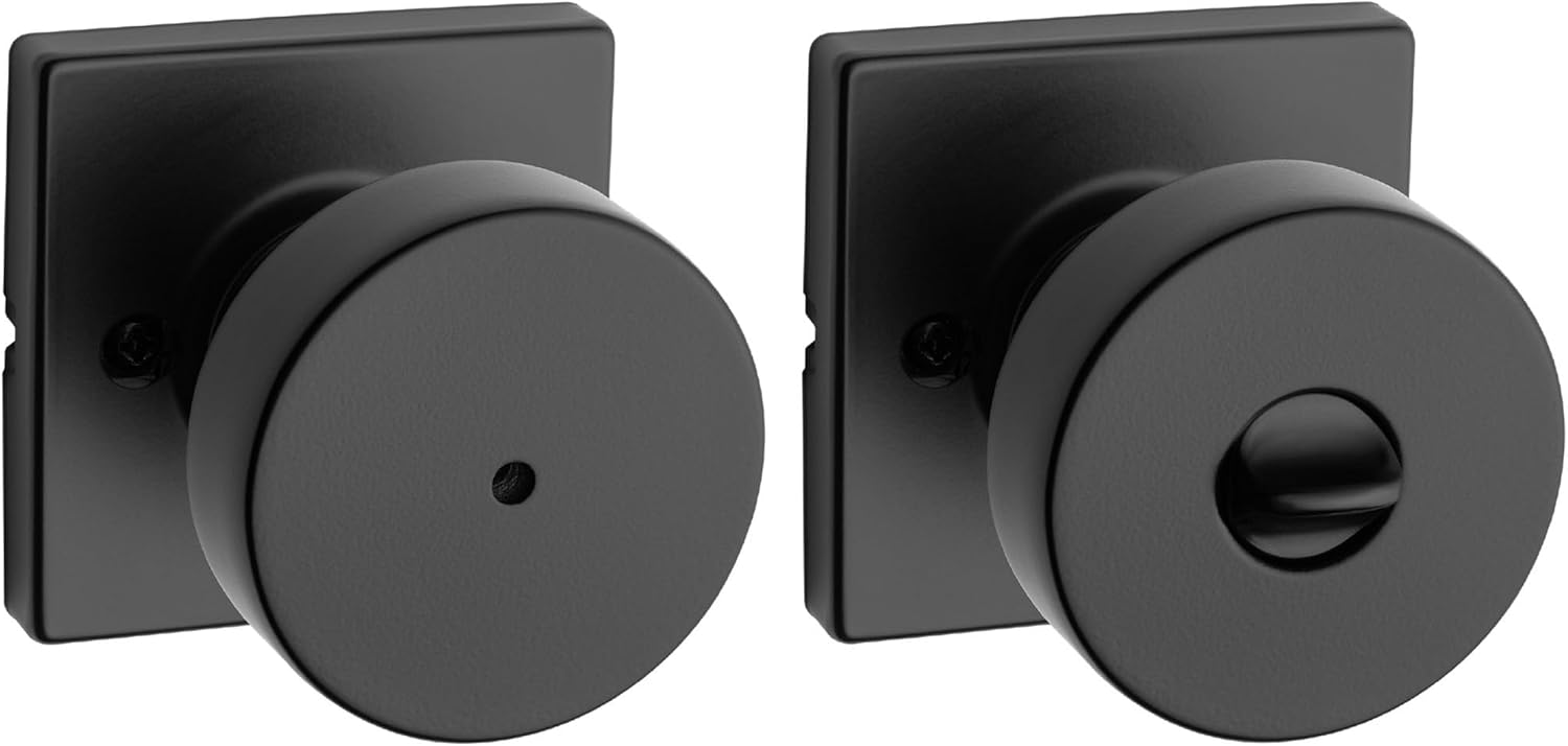 Secure Modern Keyless Door Knob Bathroom Bedroom Privacy Knob