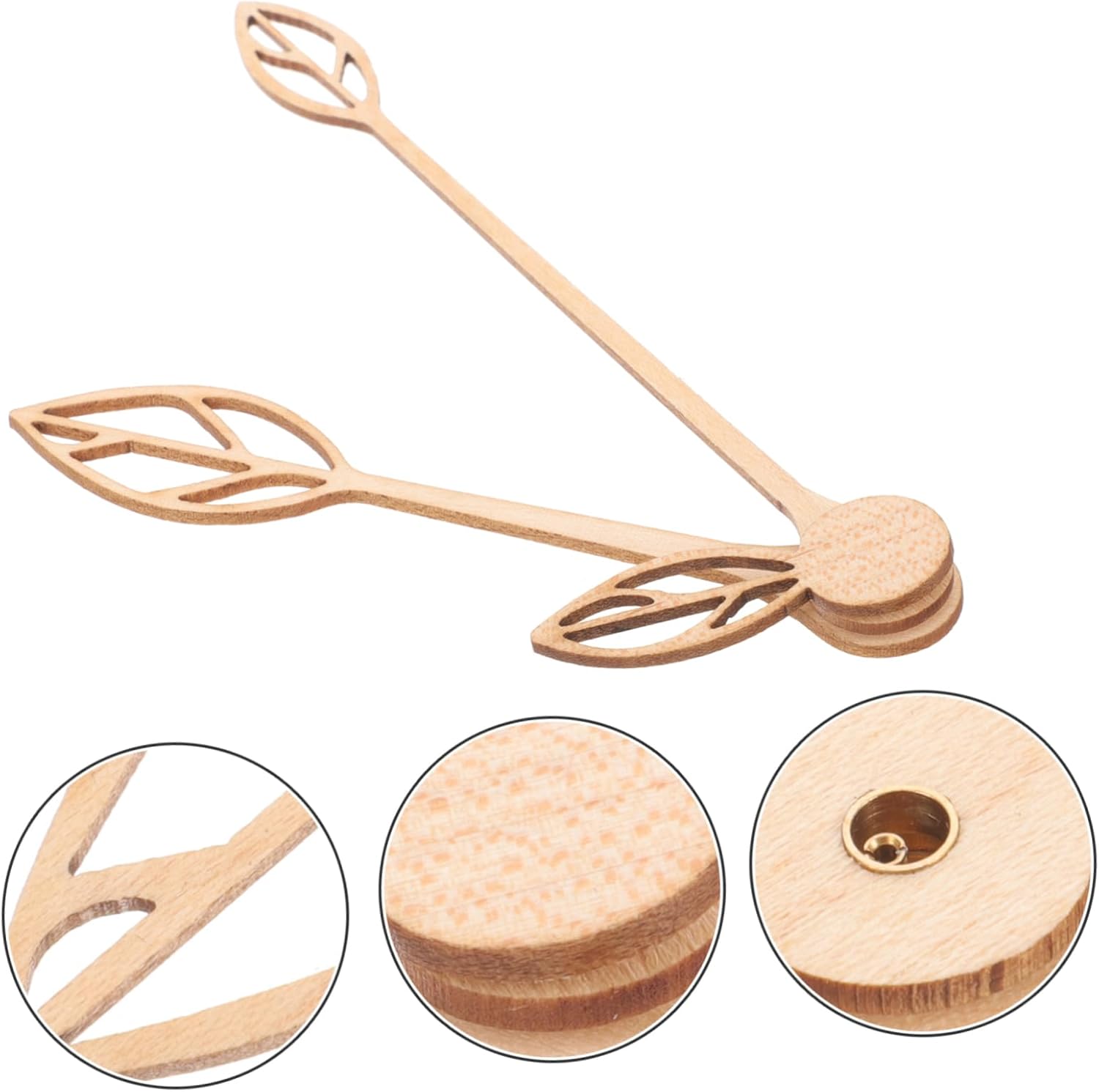 Homoyoyo Clock Repair Kit - Maple Wood Clock Hands for Digital Alarm Clocks