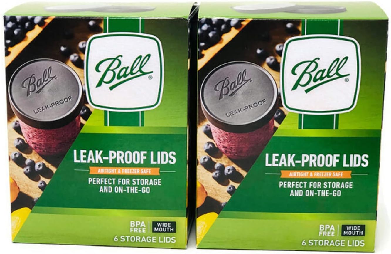 Ball Leak-Proof Plastic Lids for Glass Mason Jars
