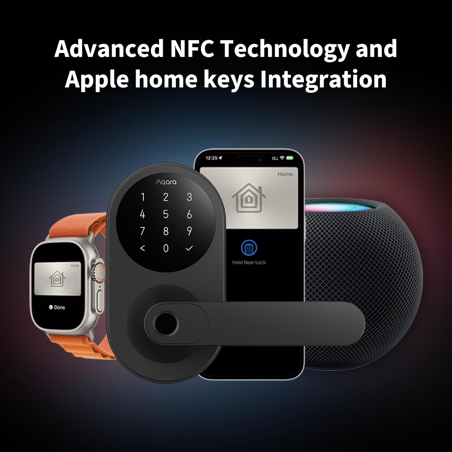 Aqara Smart Door Lock Apple Home Google Smart Functionality