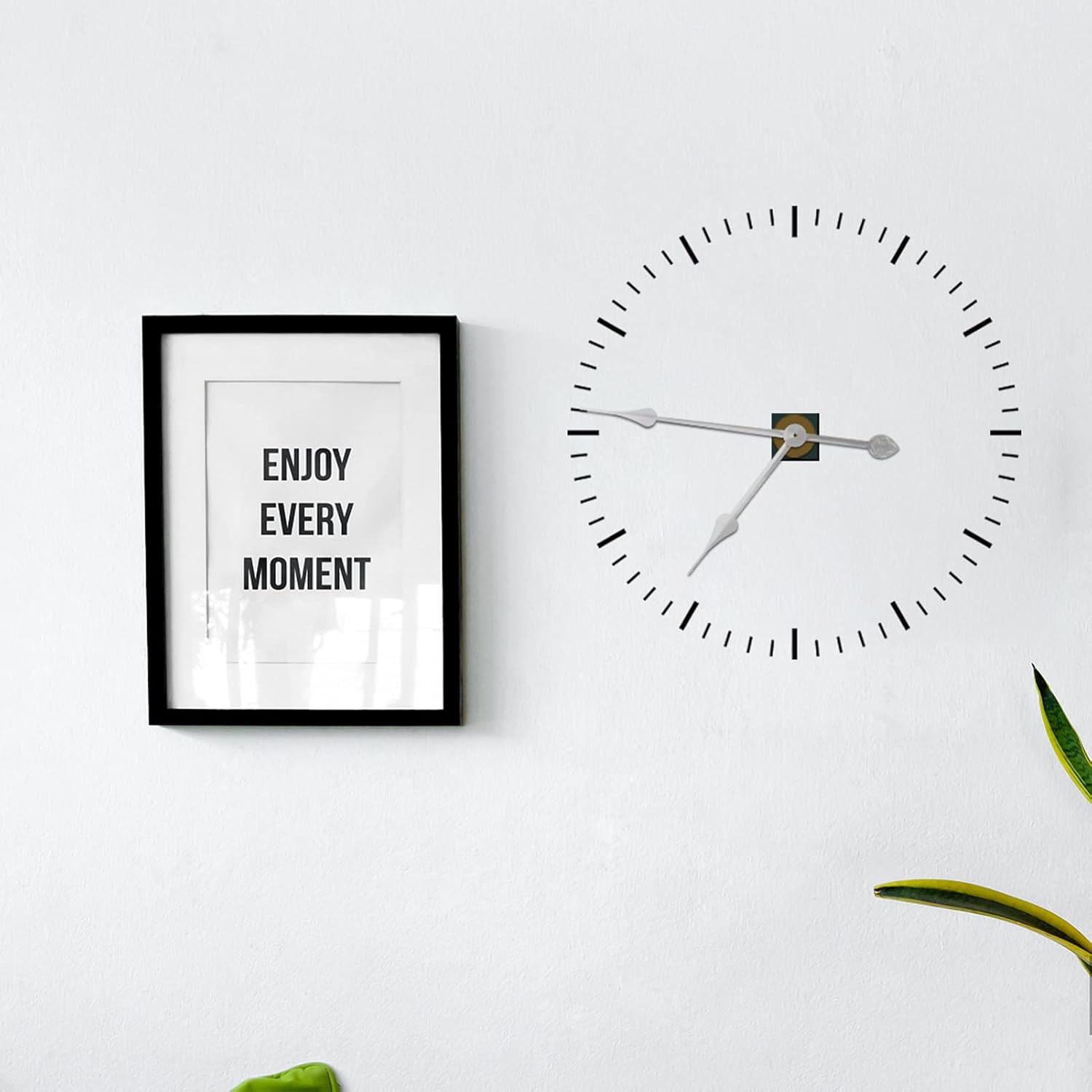 Yardwe Replacement Clock Hands Aluminum Silver 97mm Perfect for DIY Clock Repair