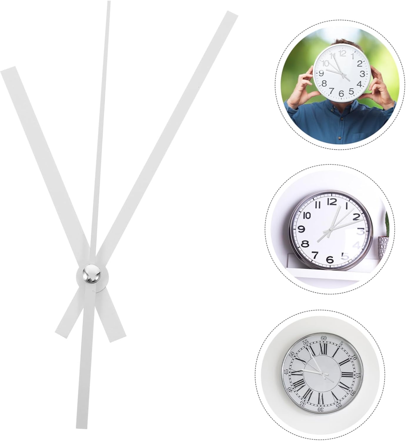 IWOWHERO 10-Pack Decorative Clock Hands for DIY Replacement