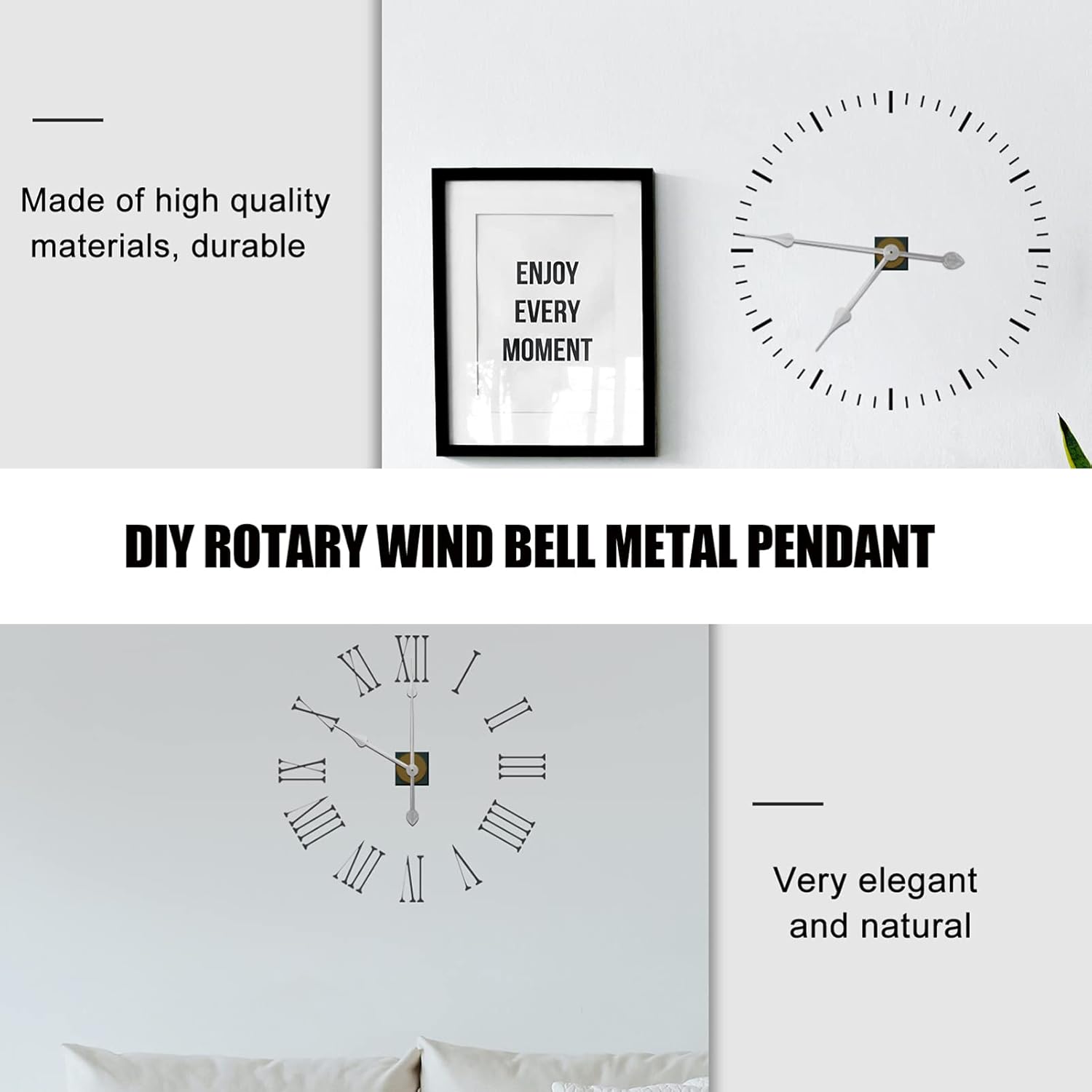 Yardwe Replacement Clock Hands Aluminum Silver 97mm Perfect for DIY Clock Repair