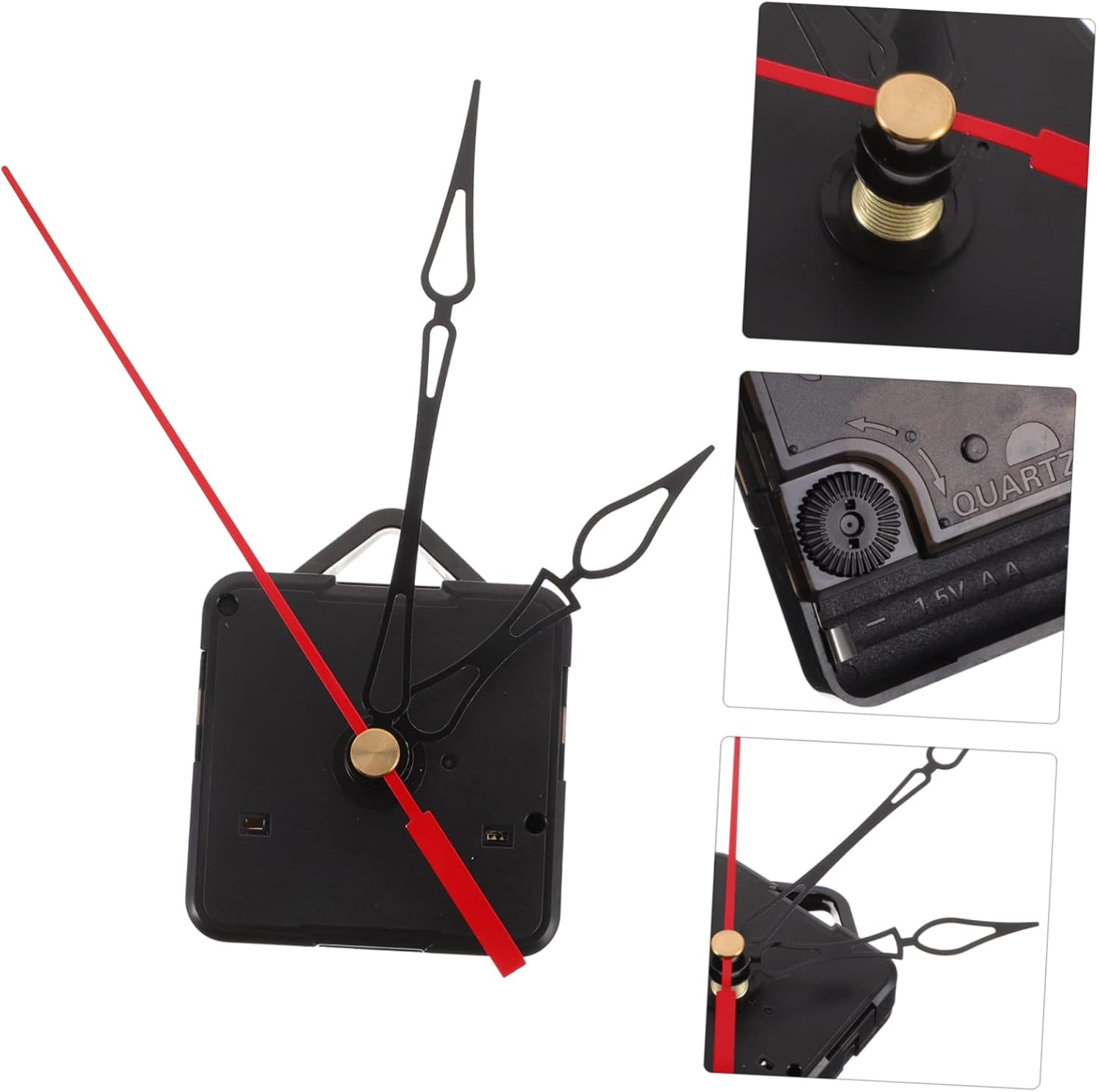 WOONEKY Plastic Clock Movement Kit for DIY Wall Clocks