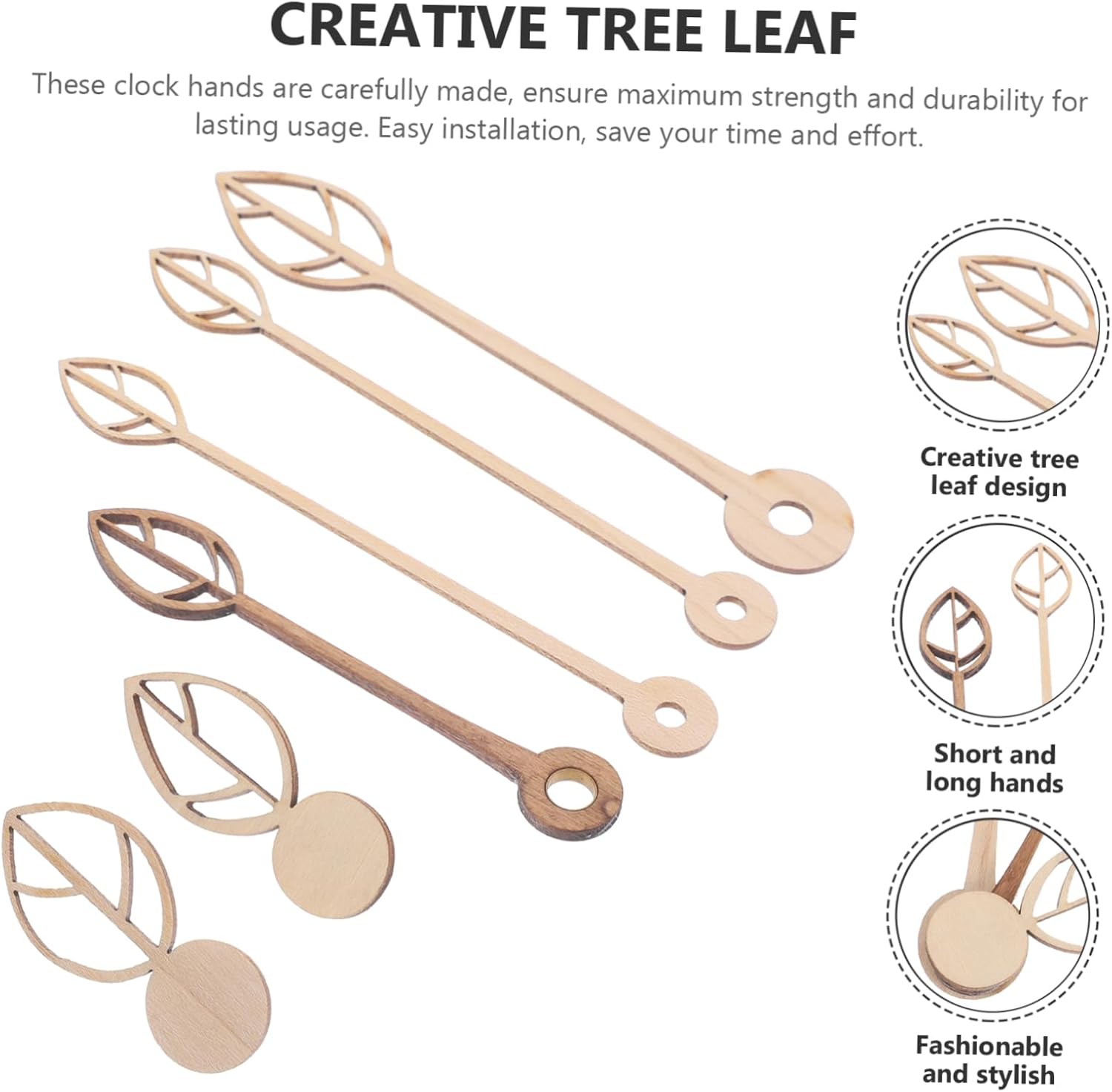 Custom DIY Clock Accessories with Wood NUATal Design