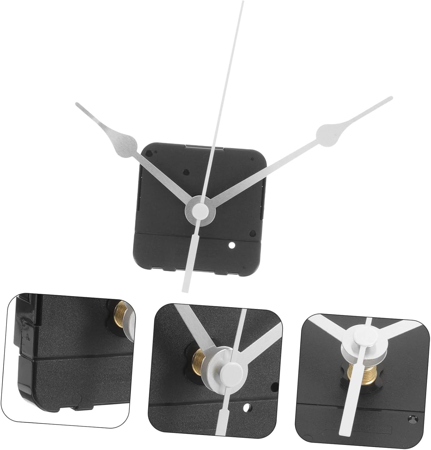Homoyoyo Wall Clock Mechanism Replacement - Battery Operated Ticking Clock Movement with Modern Design