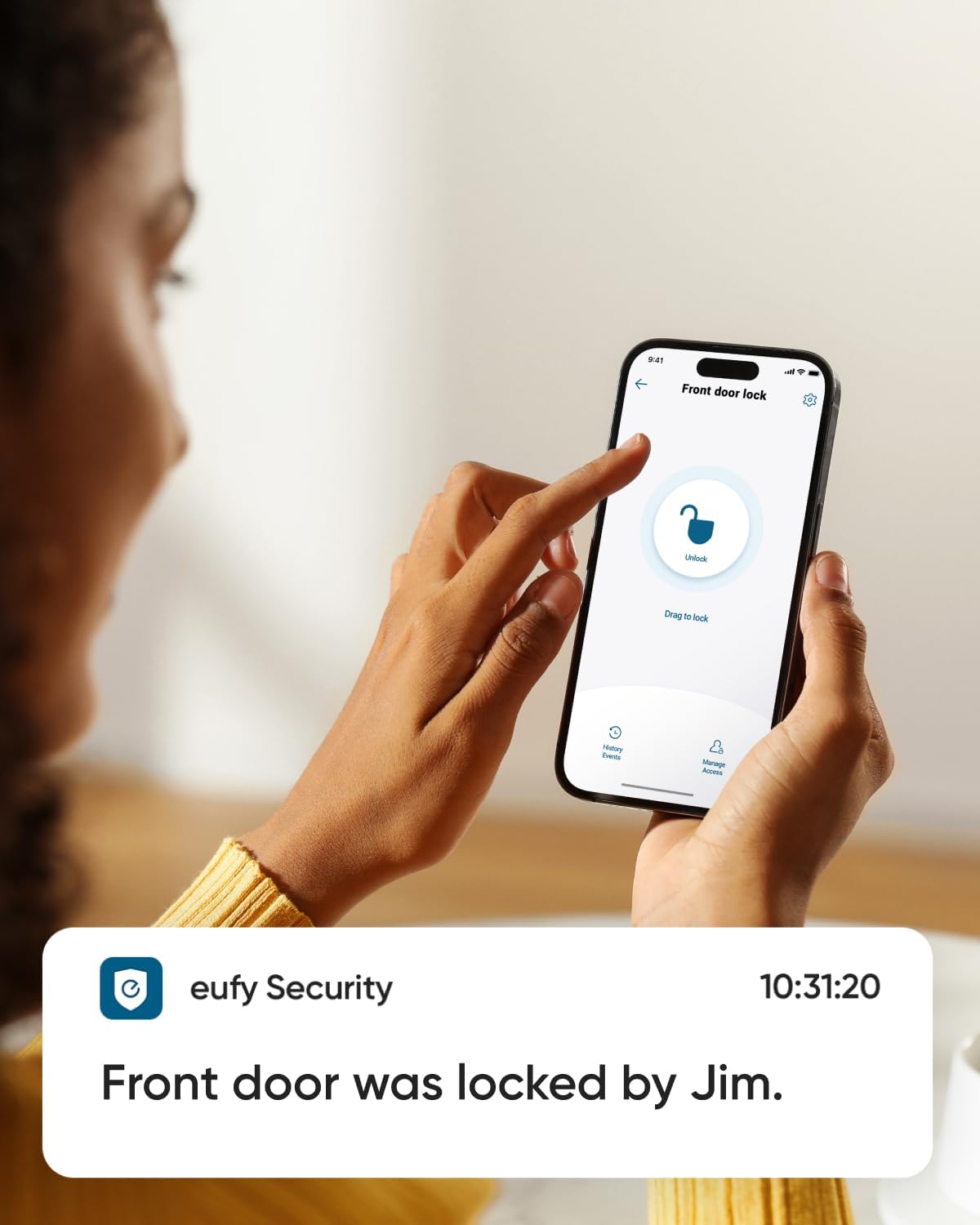Eufy Security Smart Lock C220 with Fingerprint Entry 8-Month Battery