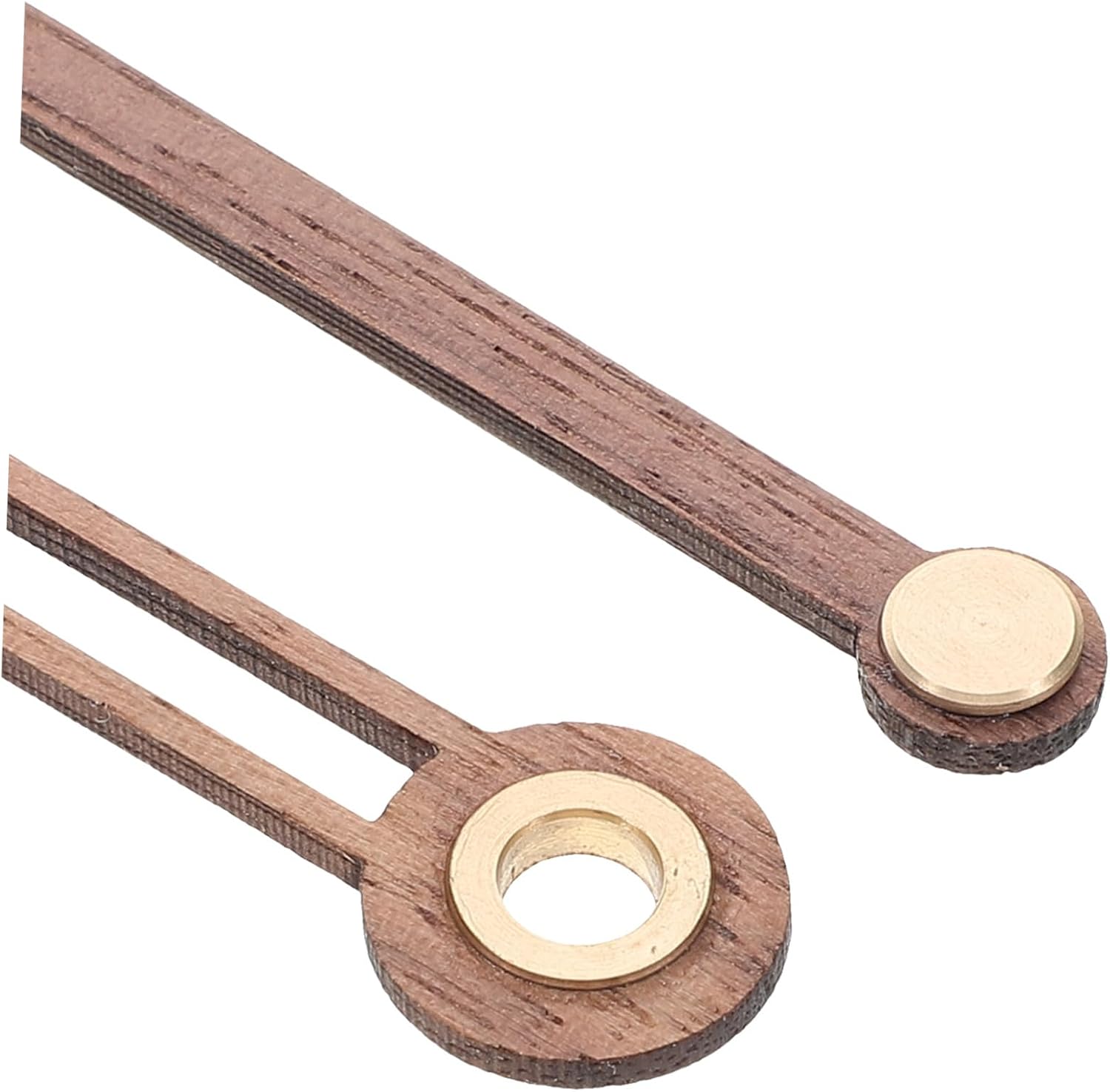 DOITool 5-Set walnut clock hands kit for DIY wall clock repair