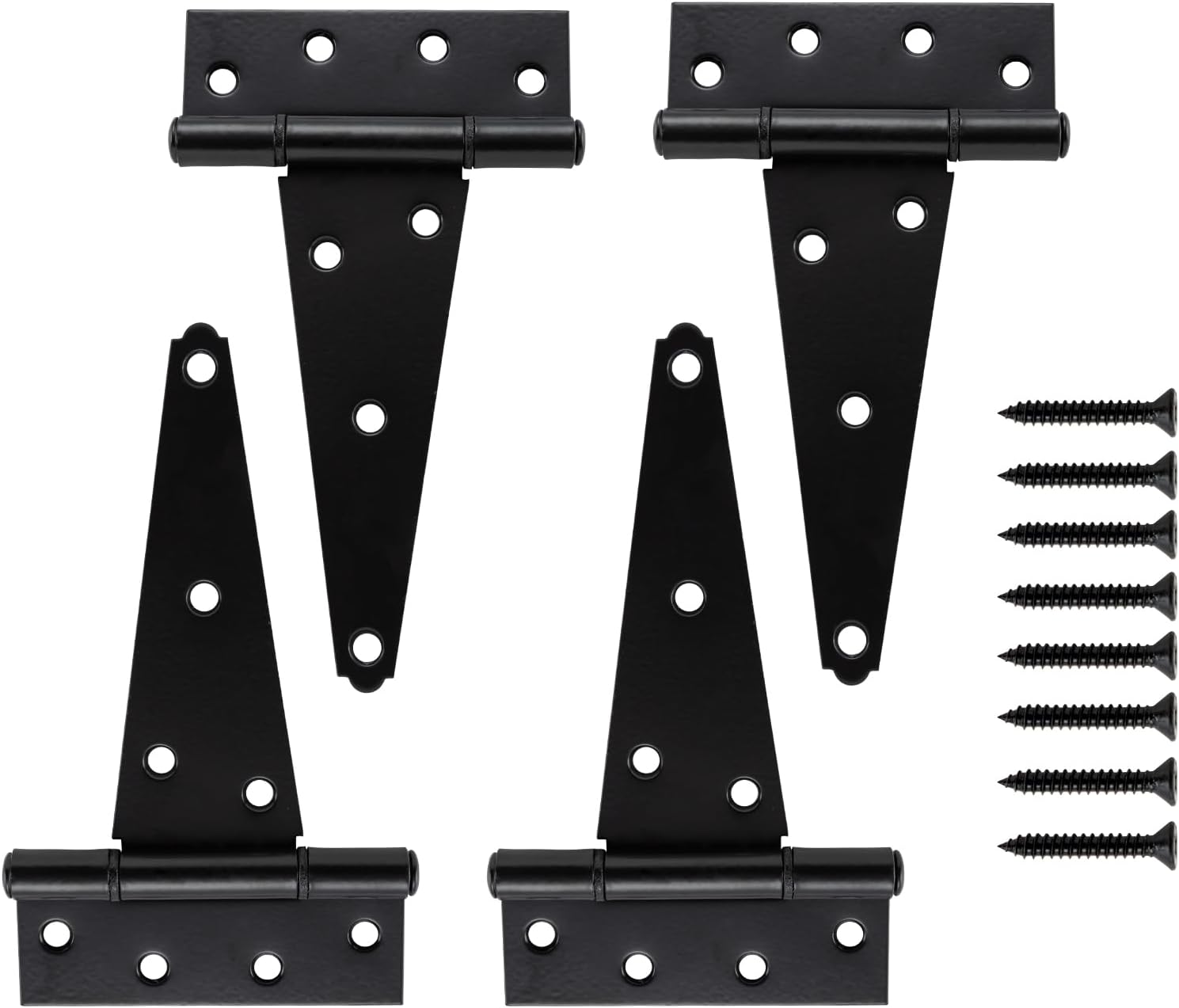 6 Inch T-Strap Gate Hinges Heavy Duty for Outdoor Use