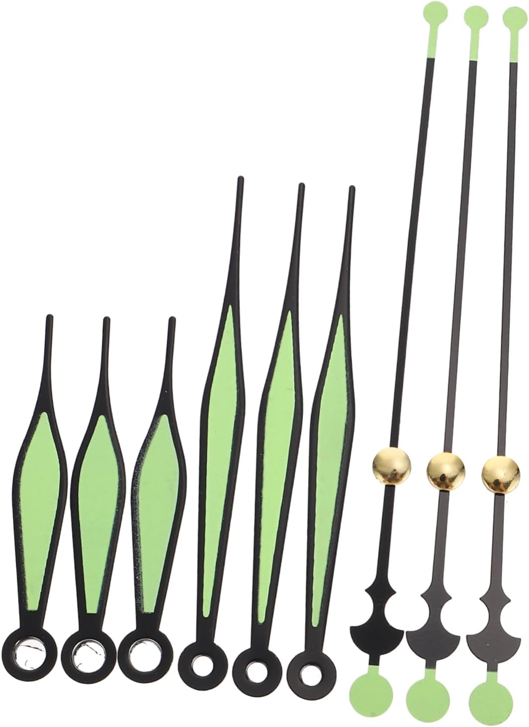 10-Set Replacement Kit for Glow Dark Clock Arms Easy to Install