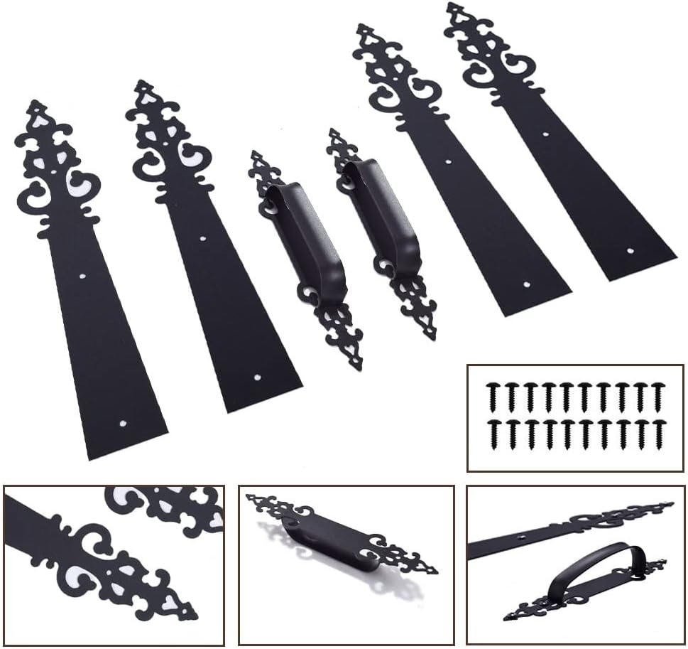Premium Steel Hinges for Carriage Doors