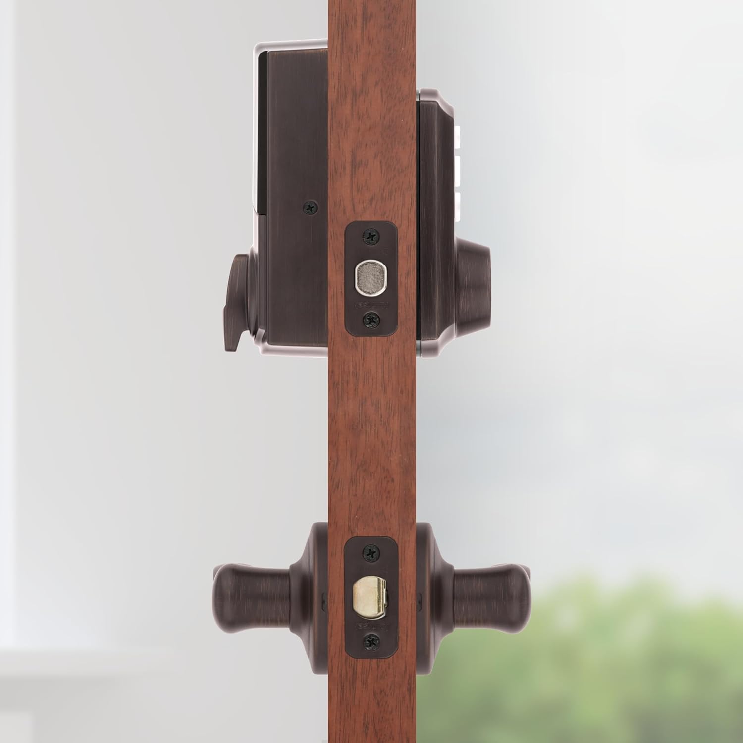Secure Keyless Entry Kwikset Smart Lock Deadbolt with Z-Wave