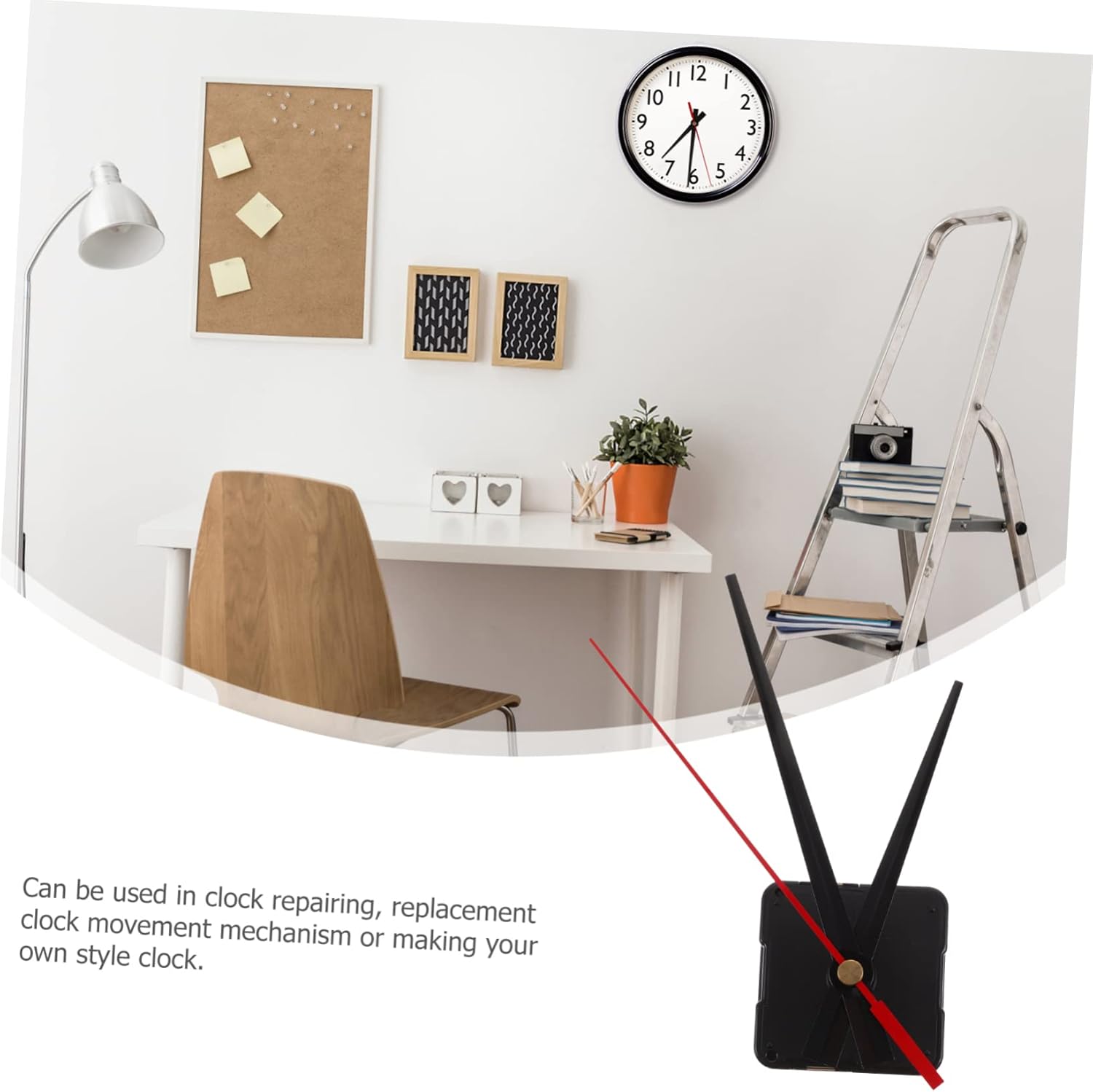 DOITOOL - Silent Quartz Wall Clock Mechanism Kit