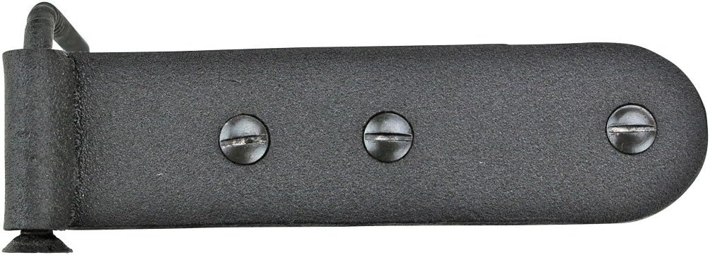 Renovators Supply 6-Piece Black Wrought Iron Gate Hinges