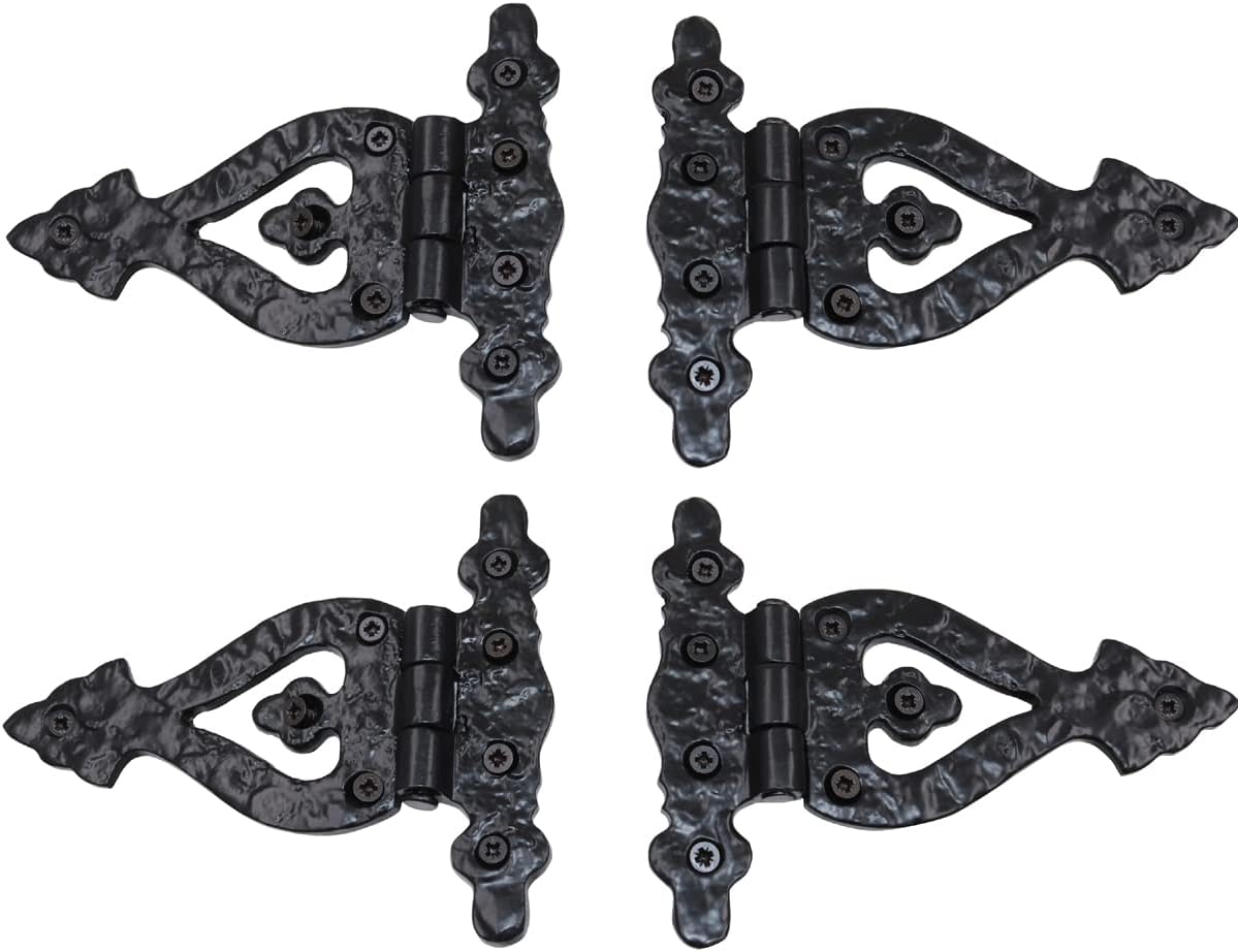 The Metal Magician Black T-Strap Hinges