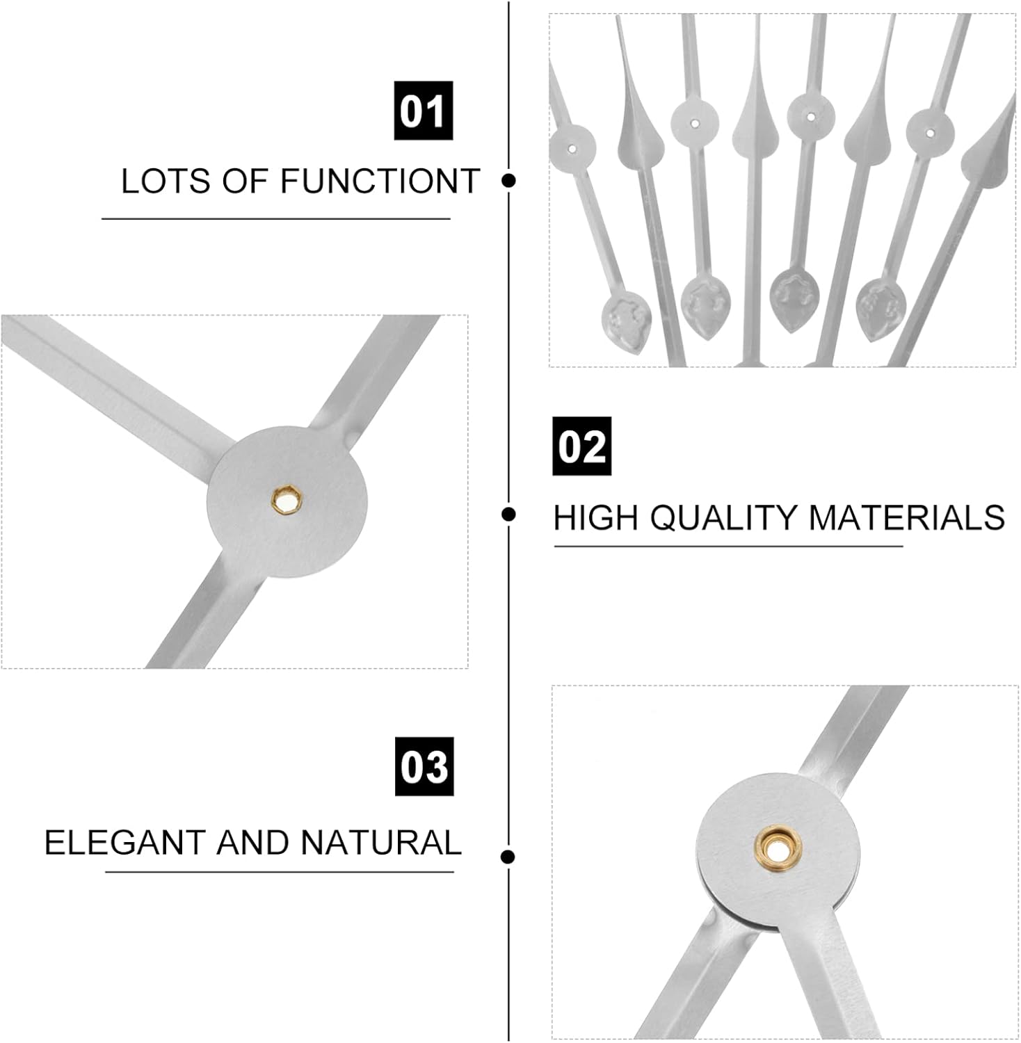 Housoutil_clock_parts_kit_4-piece Professional Replacement