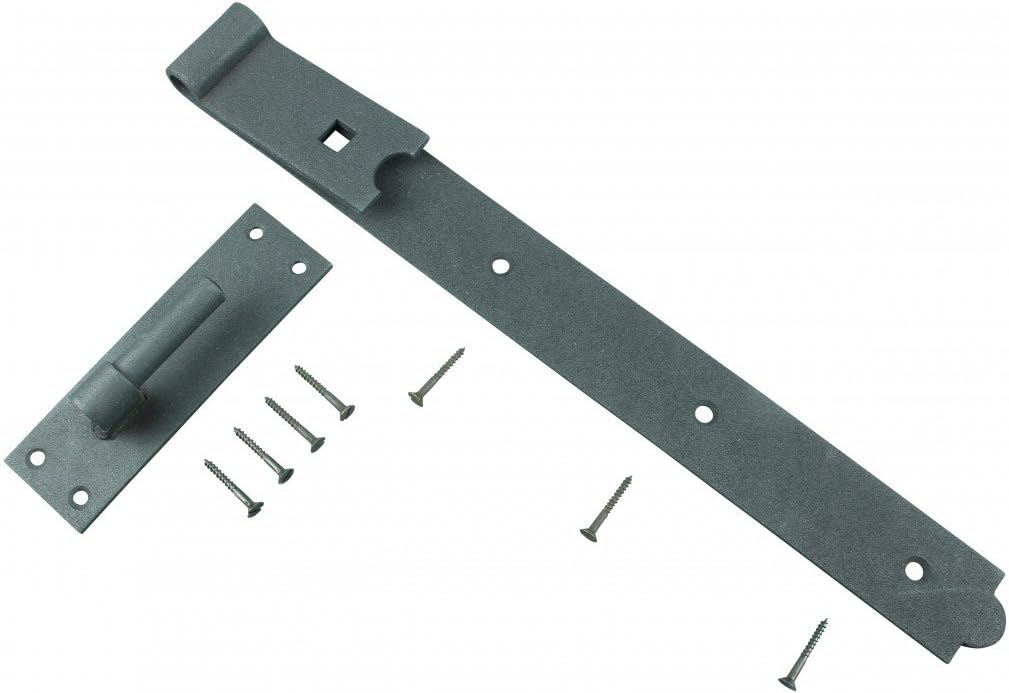 Sturdy Wrought Iron Offset Pintle Hinge 19 4-Pack