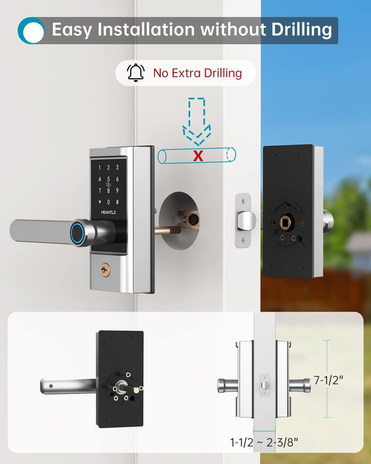 IntelliGuard Smart Lock Door
