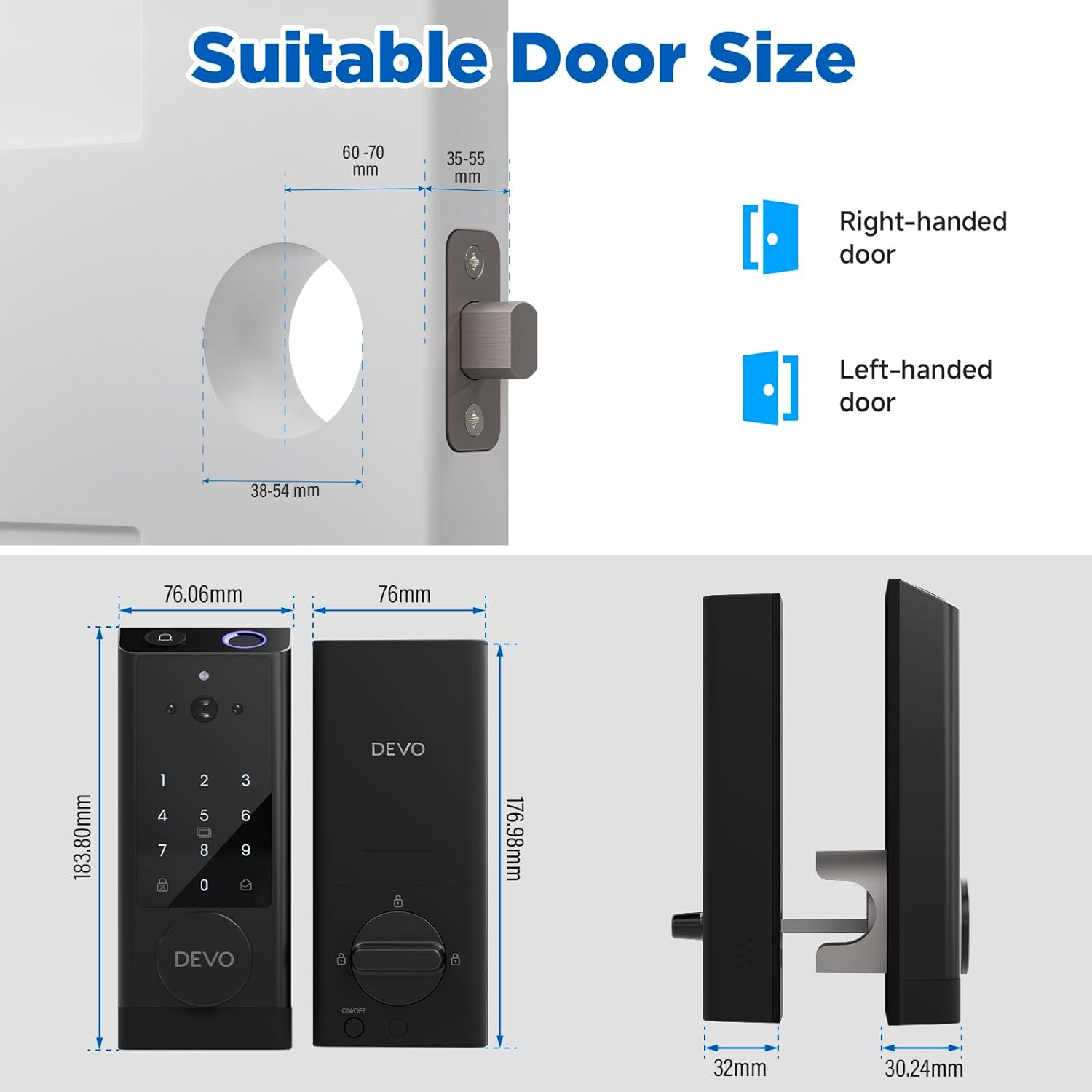 Secure Intuitive Door Lock with Smart Features