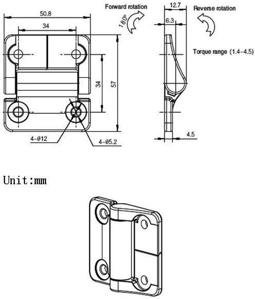 180 Degree Heavy Duty Door Hinge forWherever You Need Extra Strength