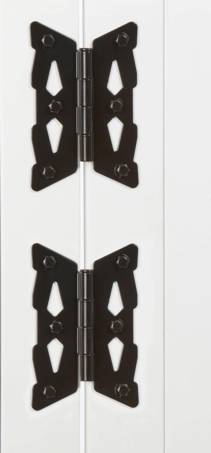 National Hardware N109-218 Decorative Butterfly Gate Hinges in Black