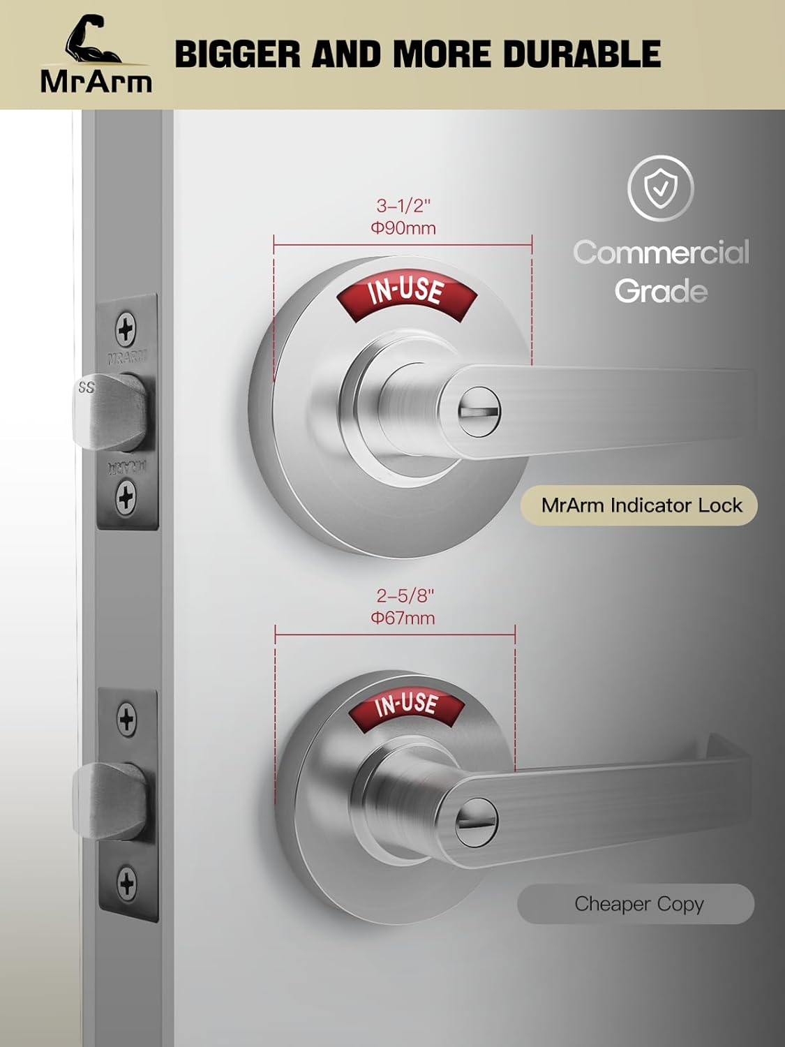 Privacy Indicator Door Handle