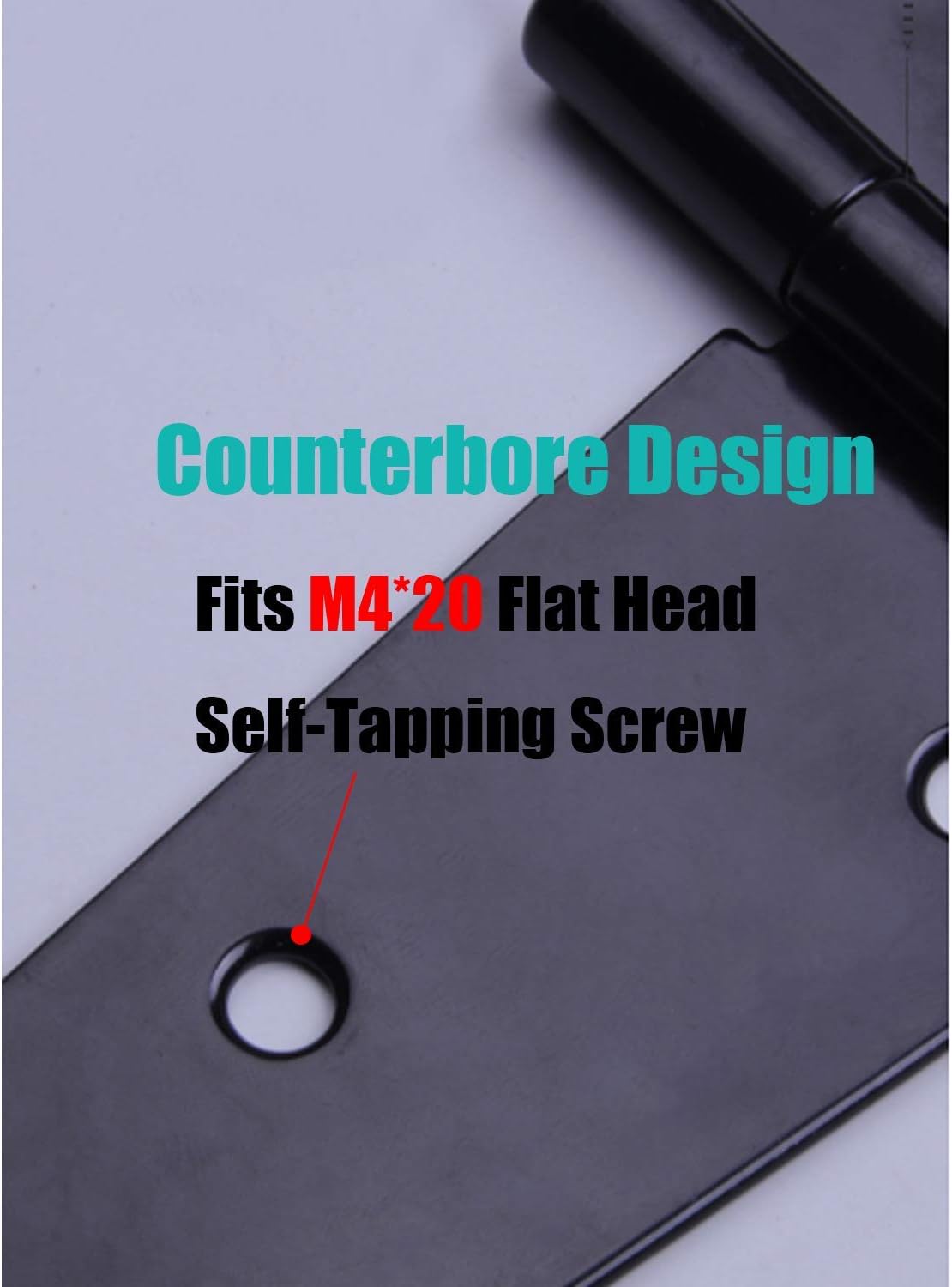 6-inch Door Hinges Rustproof Durable