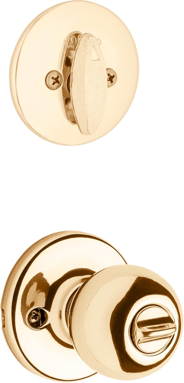 Kwikset 690 Polo Entry Knob Deadbolt Combo Pack