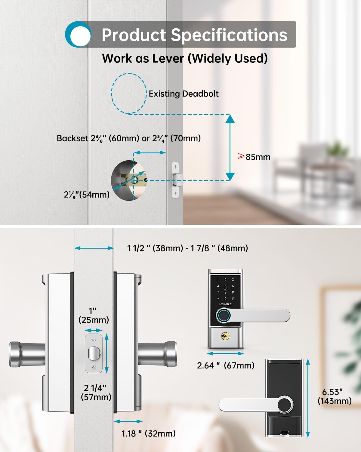 IntelliGuard Smart Lock Door