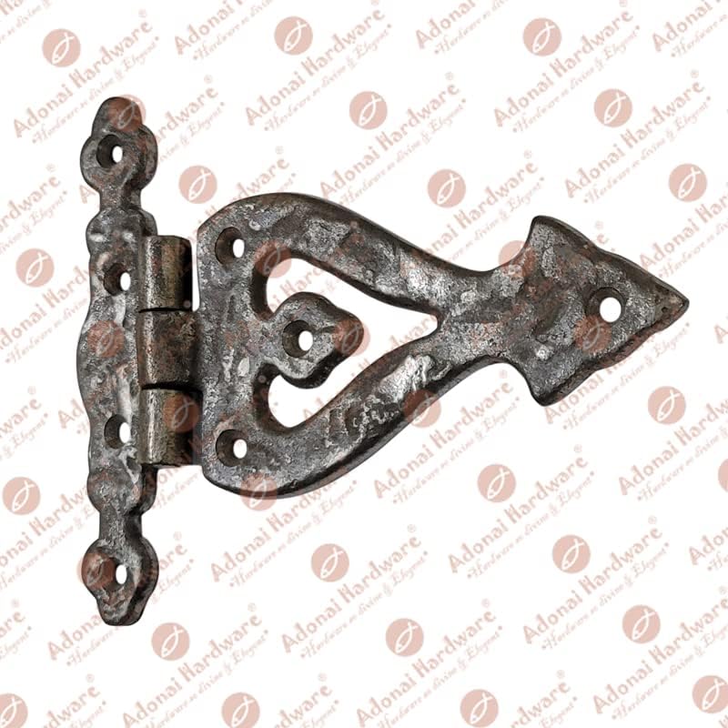 Adonai Hardware Alleluia Antique Cast Iron Hinges