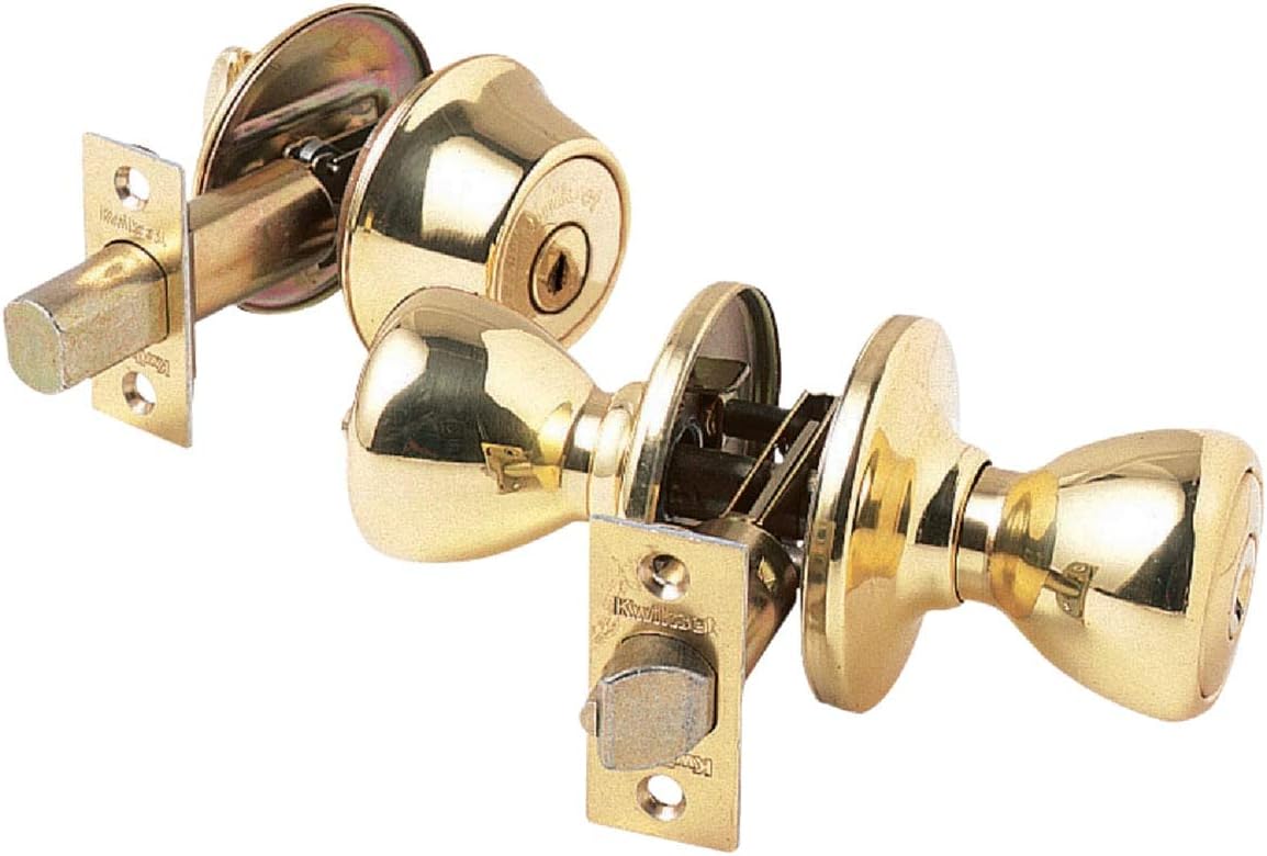 Kwikset 690 Tylo Entry Knob and Single Cylinder Deadbolt Combo