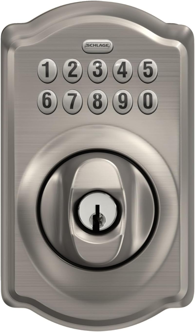 Schlage BE365 V CAM 619 Keyless Entry Keypad for Deadbolt
