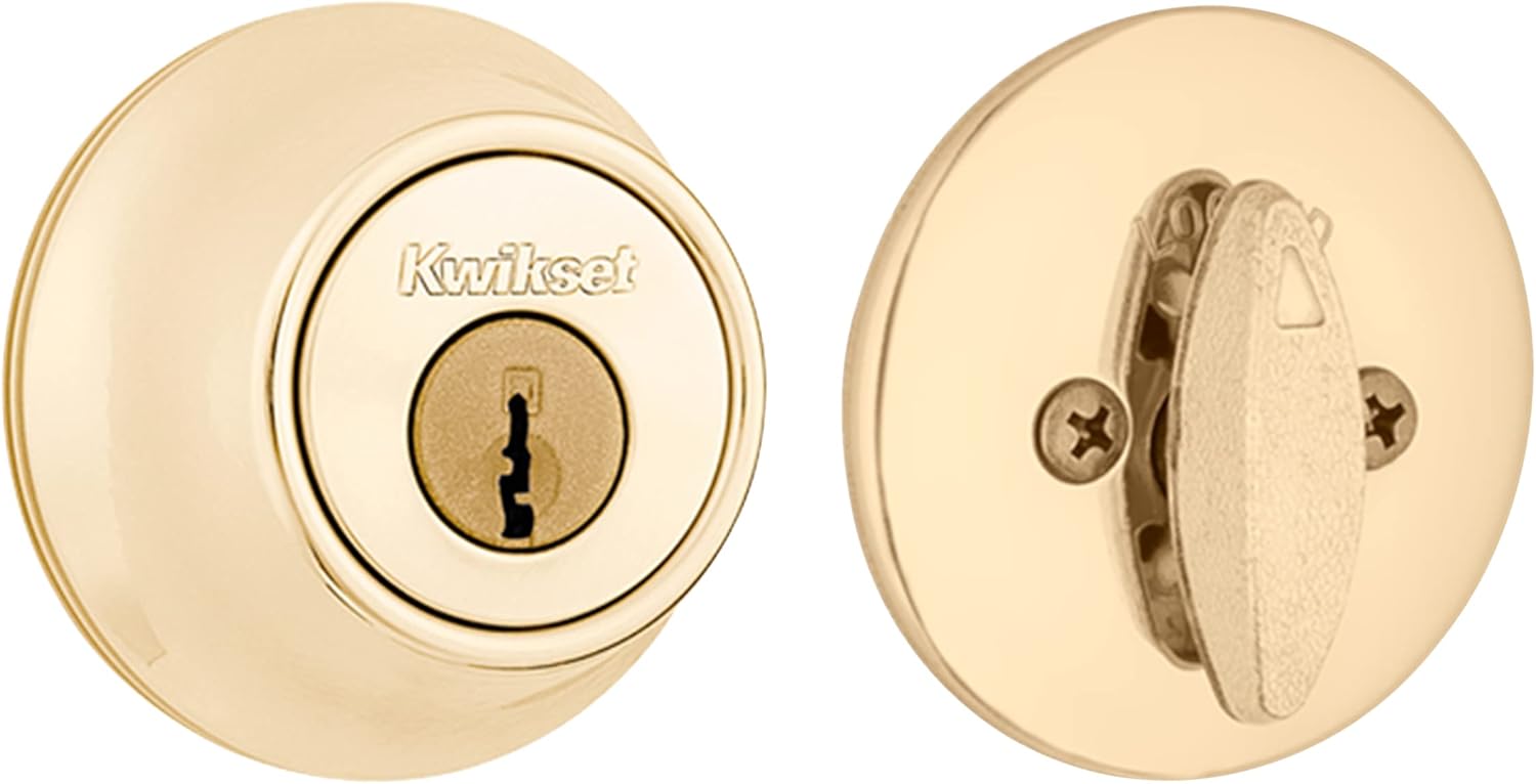 Kwikset 660 Deadbolt Front Entry Door Lock Pick Resistant SmartKey Rekey Security
