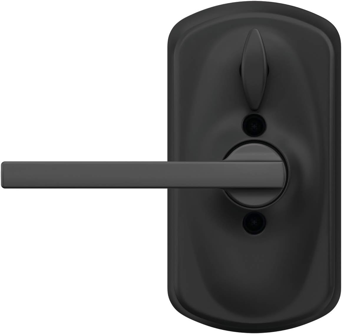 SCHLAGE Plymouth Keypad Entry with Flex-Lock Latitude Lever Matte Black