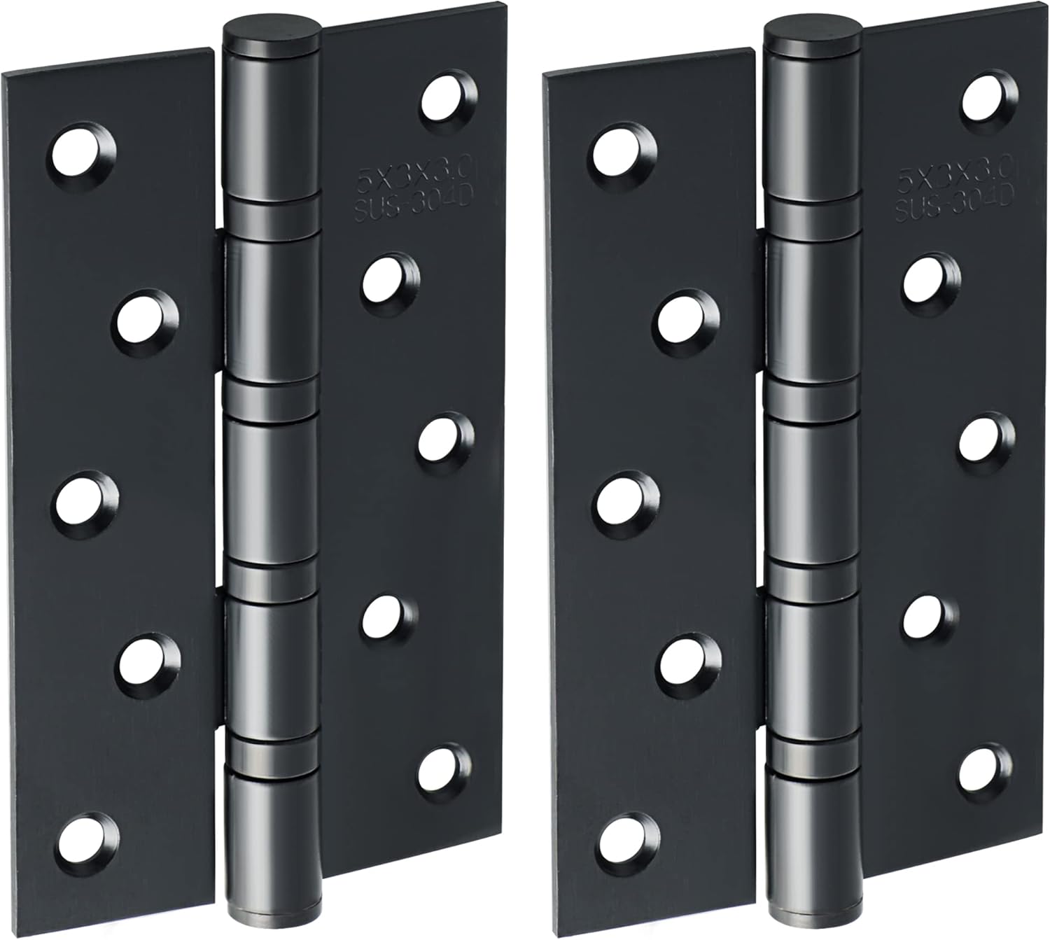 Alise Matte Black Door Hinges