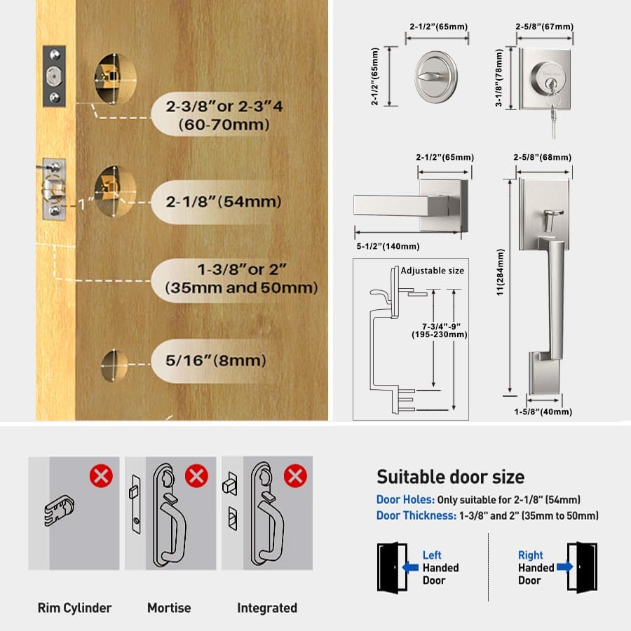 Scout KingForce Front Door Lock Set