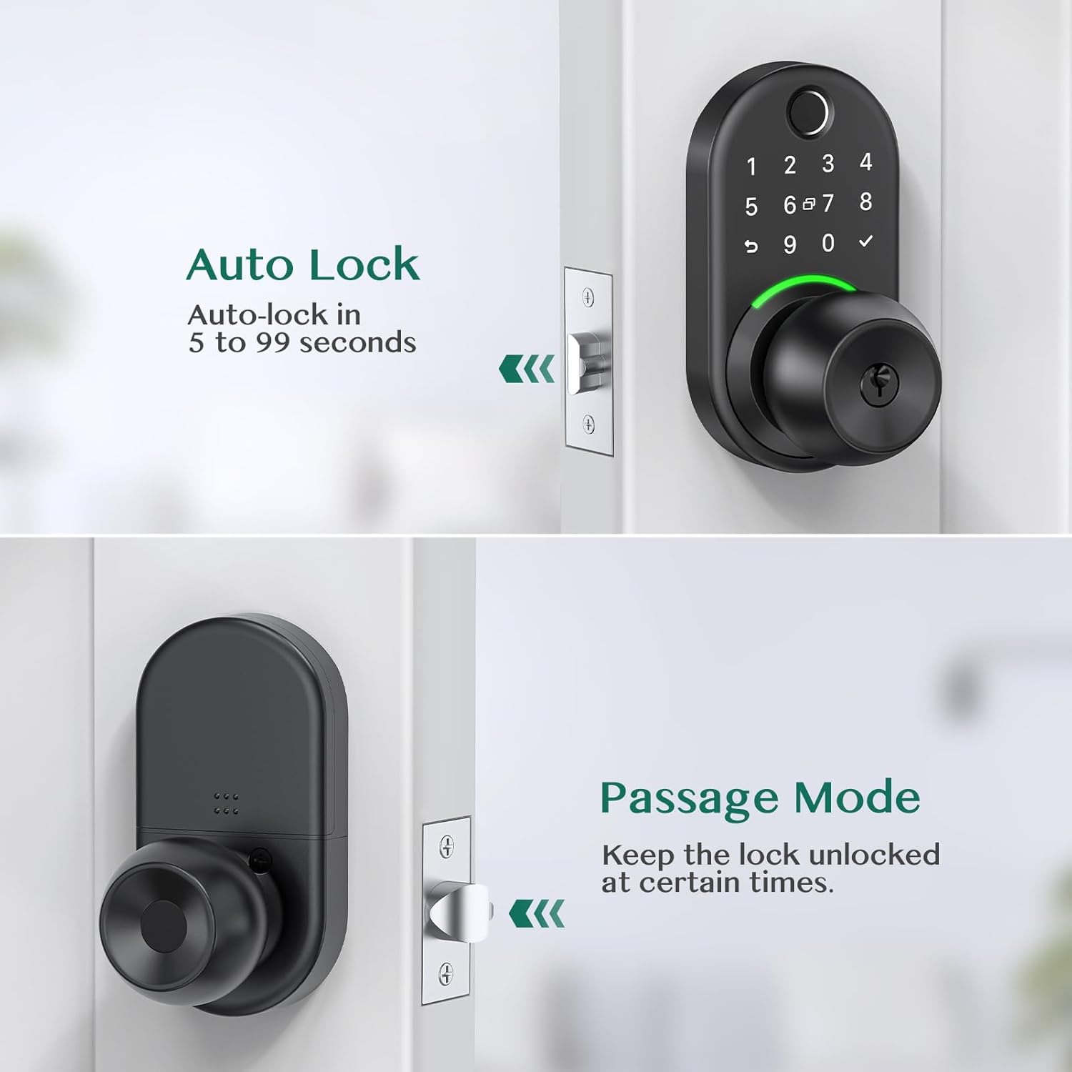 Secure Smart Door Lock with Keypad Keyless Entry for Your Home