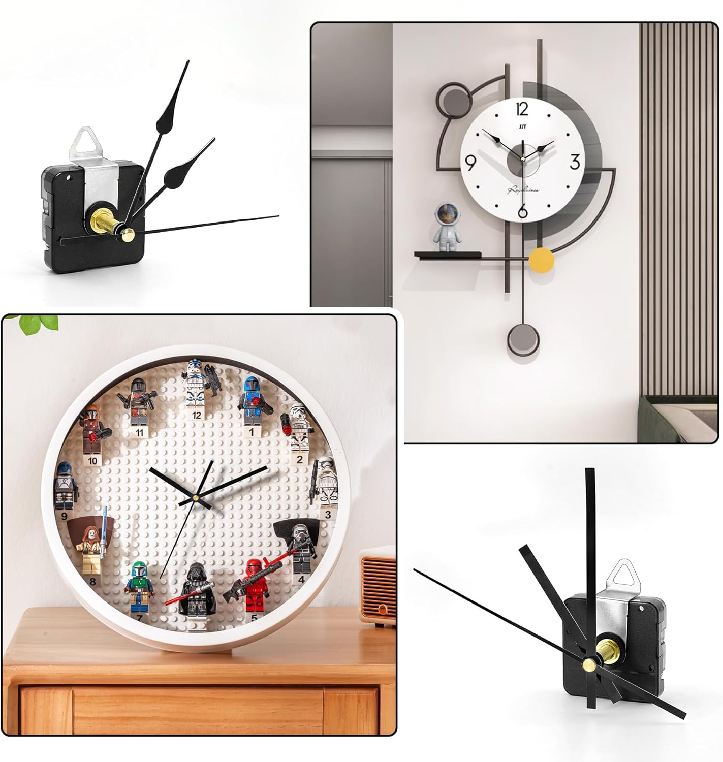 28mm Long Shaft Clock Movement Kit for Wall Clocks