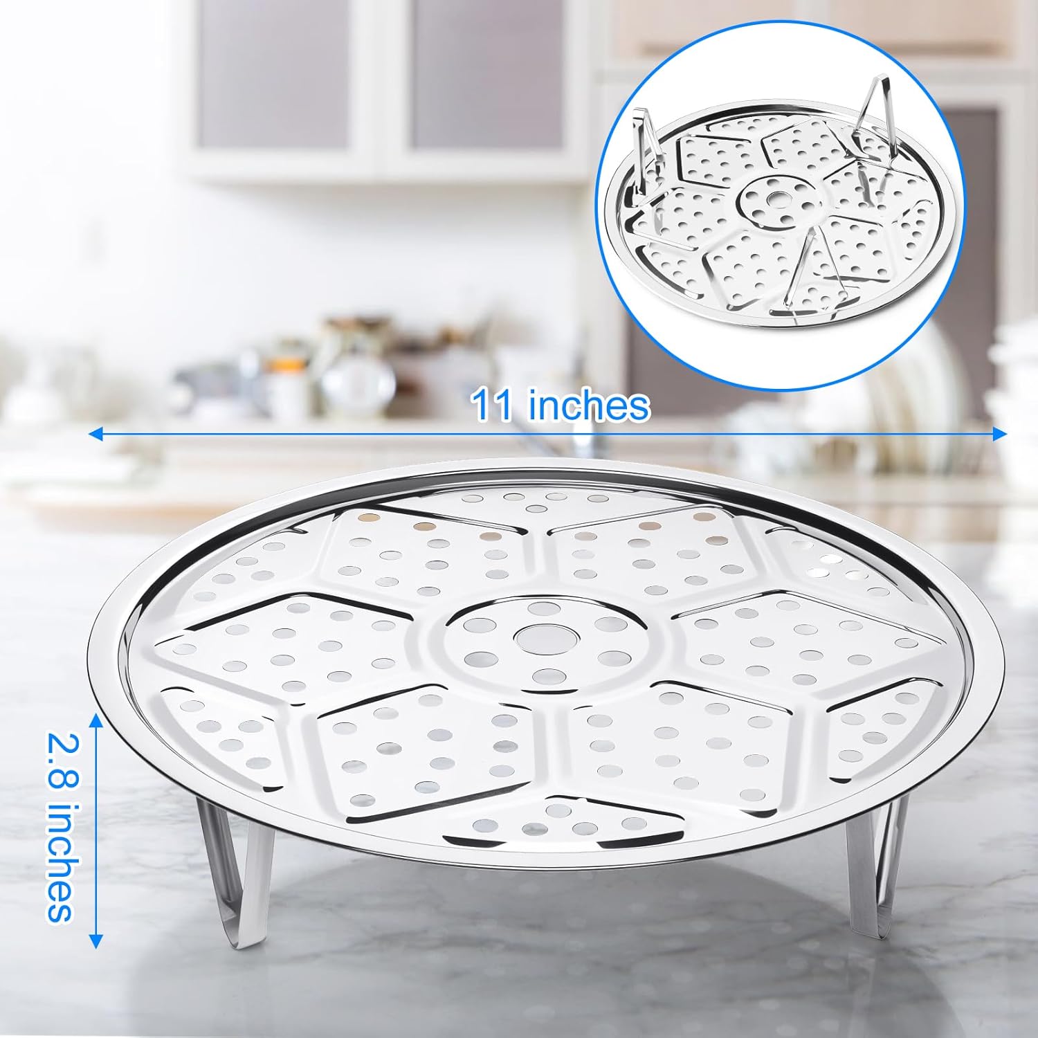 2-Piece Dual-Layer Steel Pressure Canner Rack