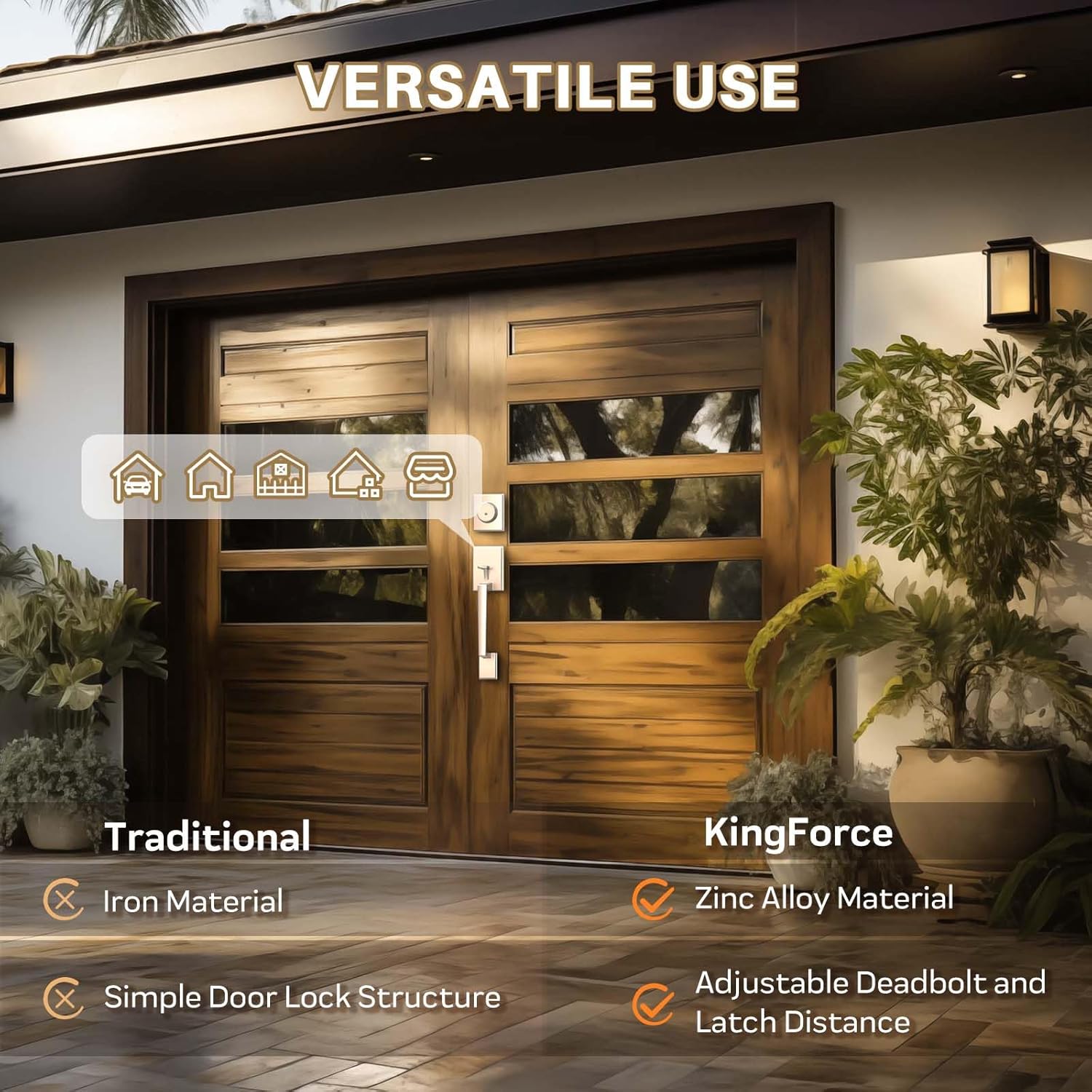Scout KingForce Front Door Lock Set