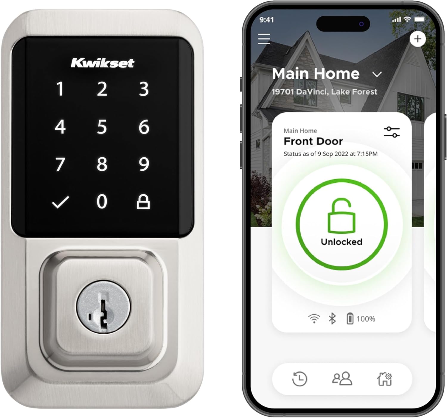 Kwikset Halo Wi-Fi Smart Lock Keyless Entry Smart Security