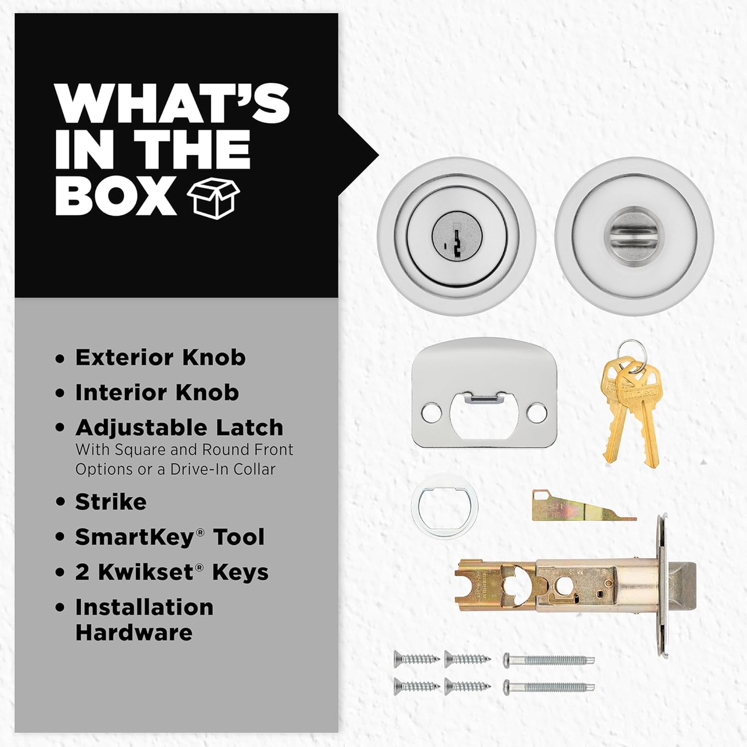 Kwikset Tylo Secure Door Knob with Keyed Entry