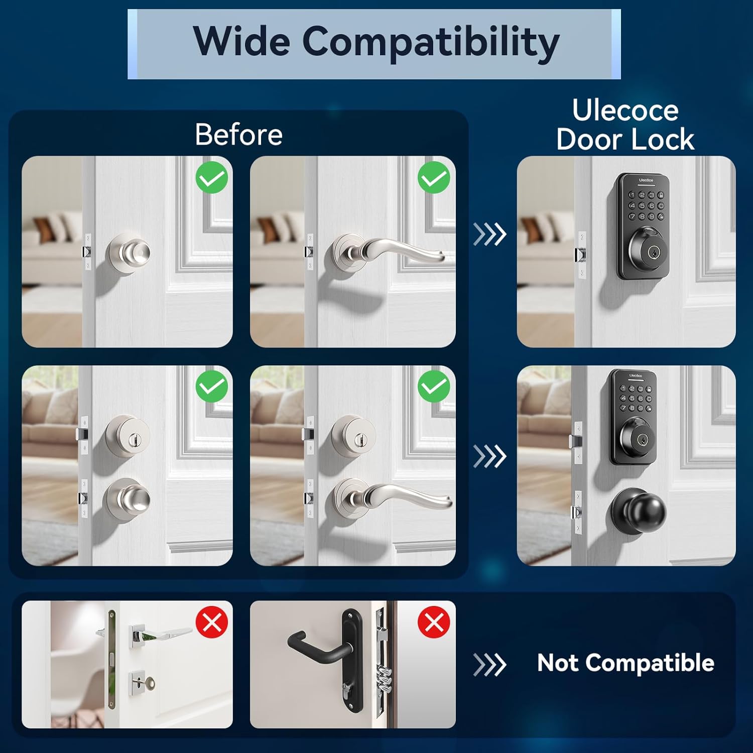 Secure Front Door Lock System with Keypad Fingerprint