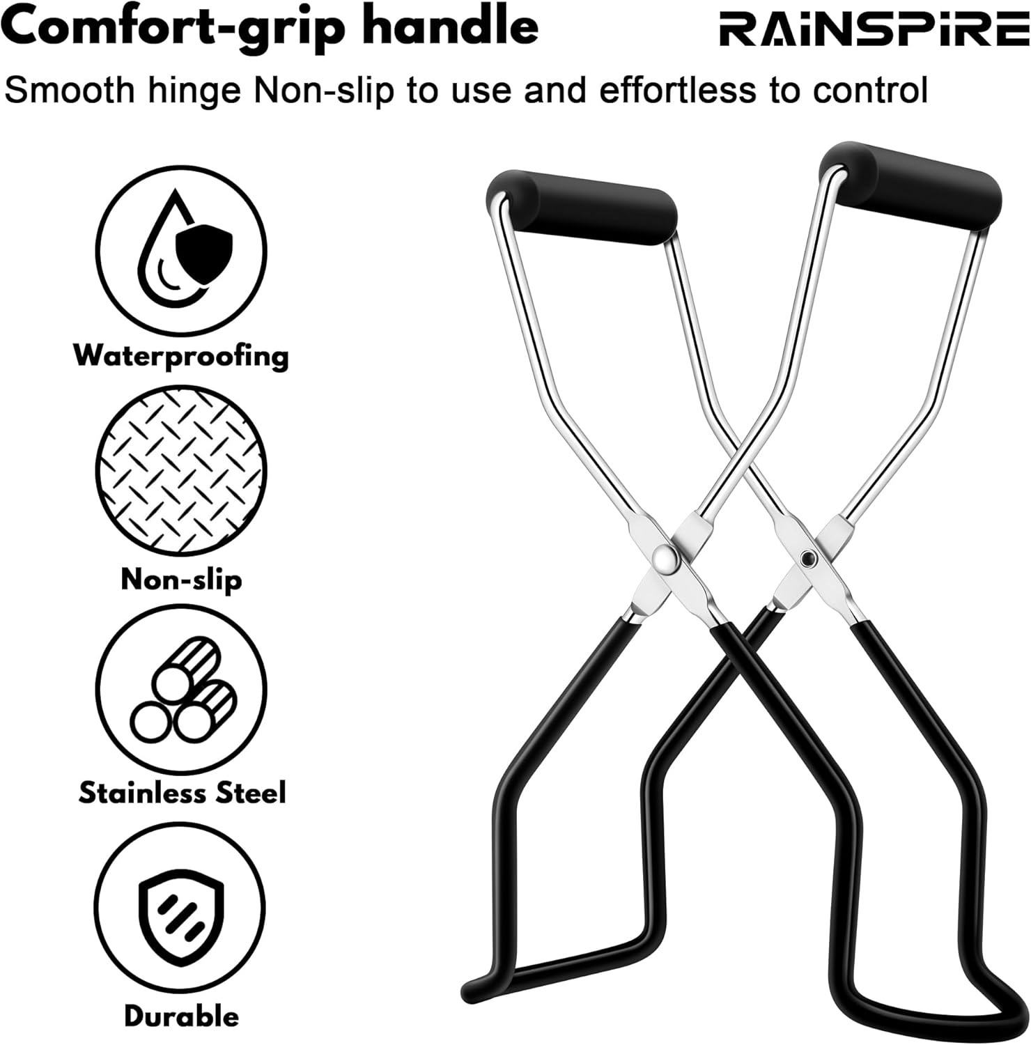 Rainspire Canning Jar Lifter Safe Canning Tool for Homeists