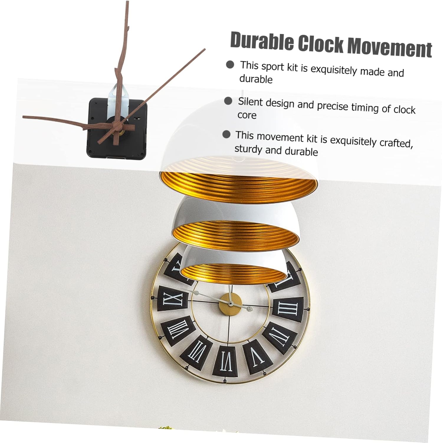 ARTIBETTER DIY Clock Movement Kit 4 Sets