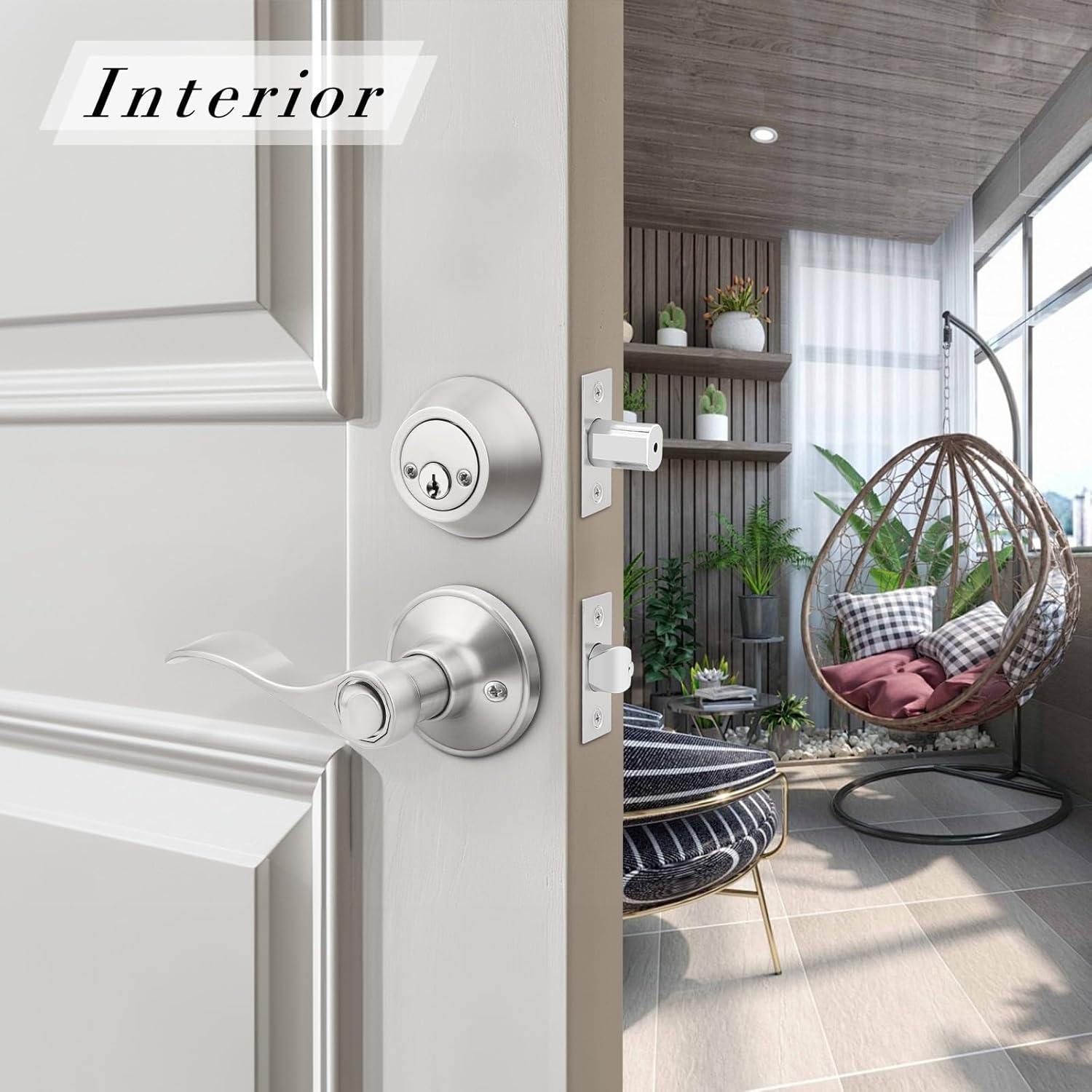 2-Pack Keyed Alike Entry Door Lock Set
