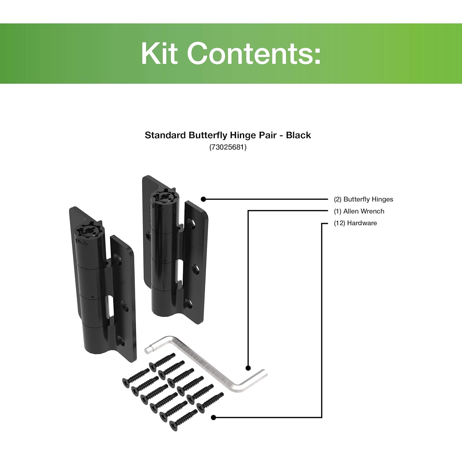 Outdoor Living Standard Butterfly Hinge