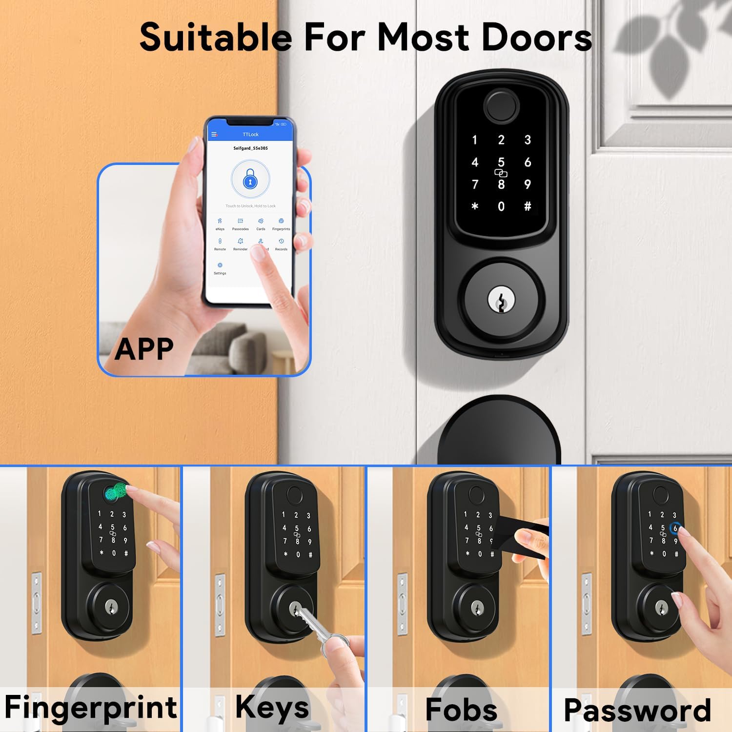 Smart Keyless Entry Door Lock with Alexa Integration
